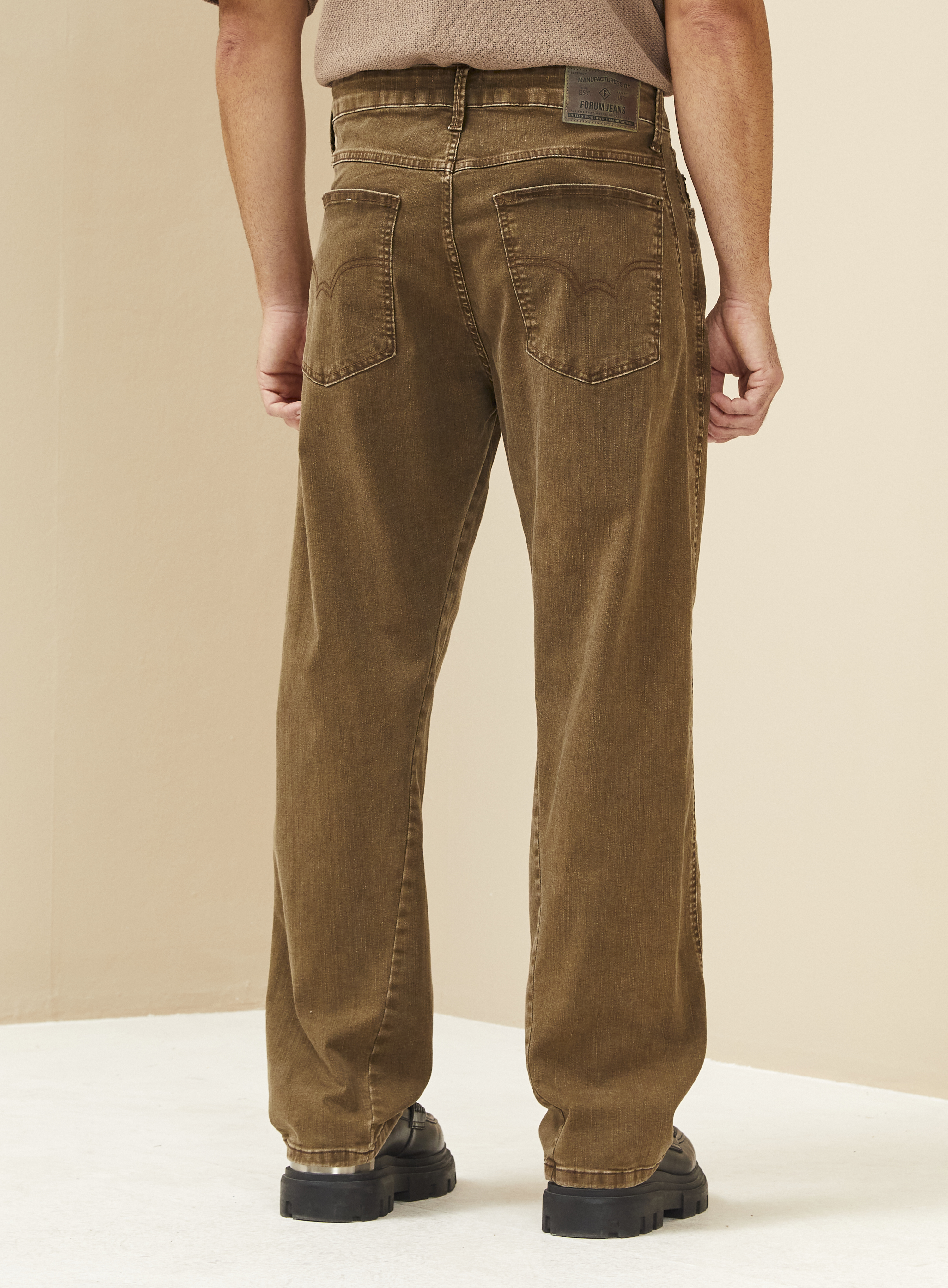 CALÇA JEANS MALTA 44 INDIGO MARROM