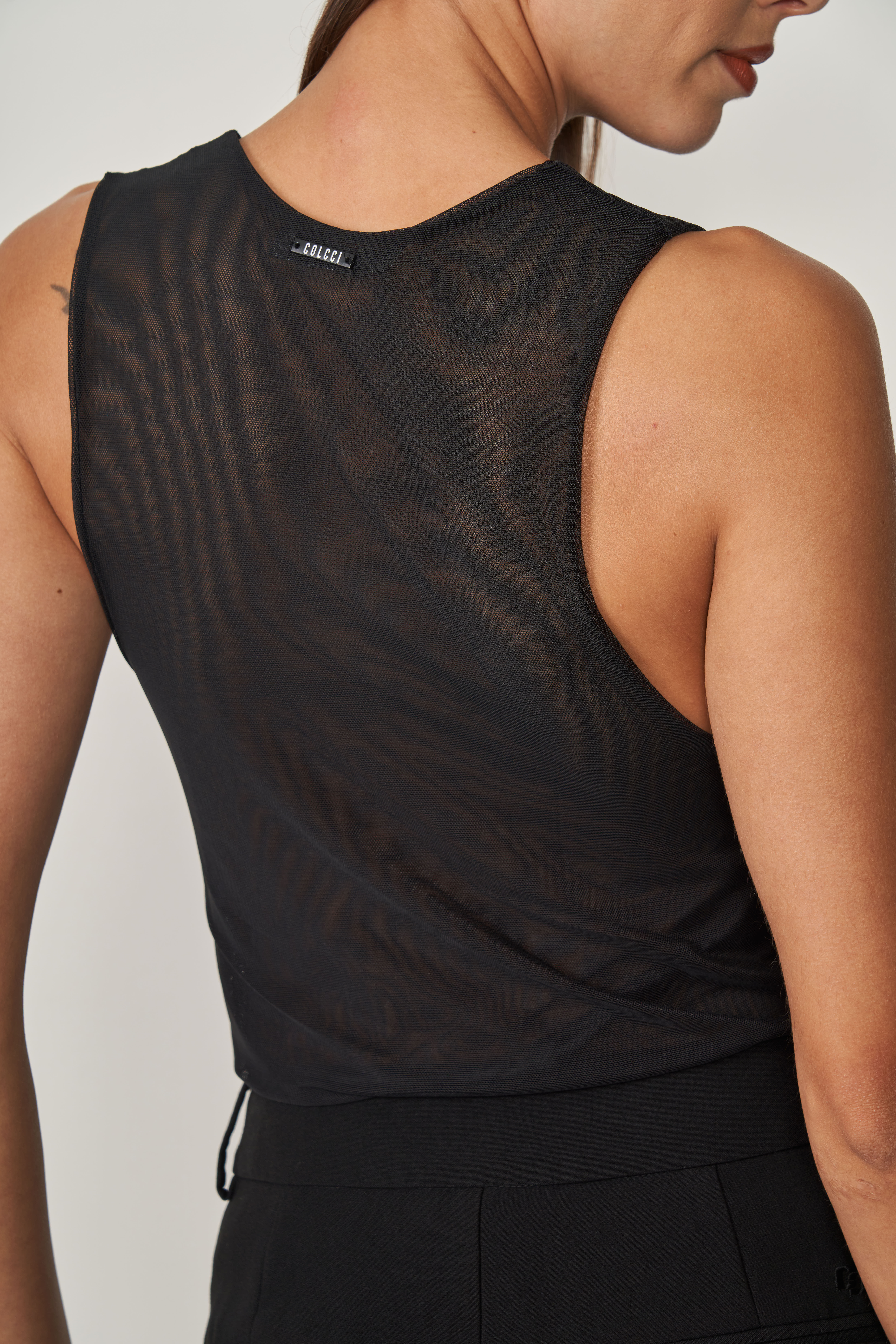 BLUSA TULE G PRETO