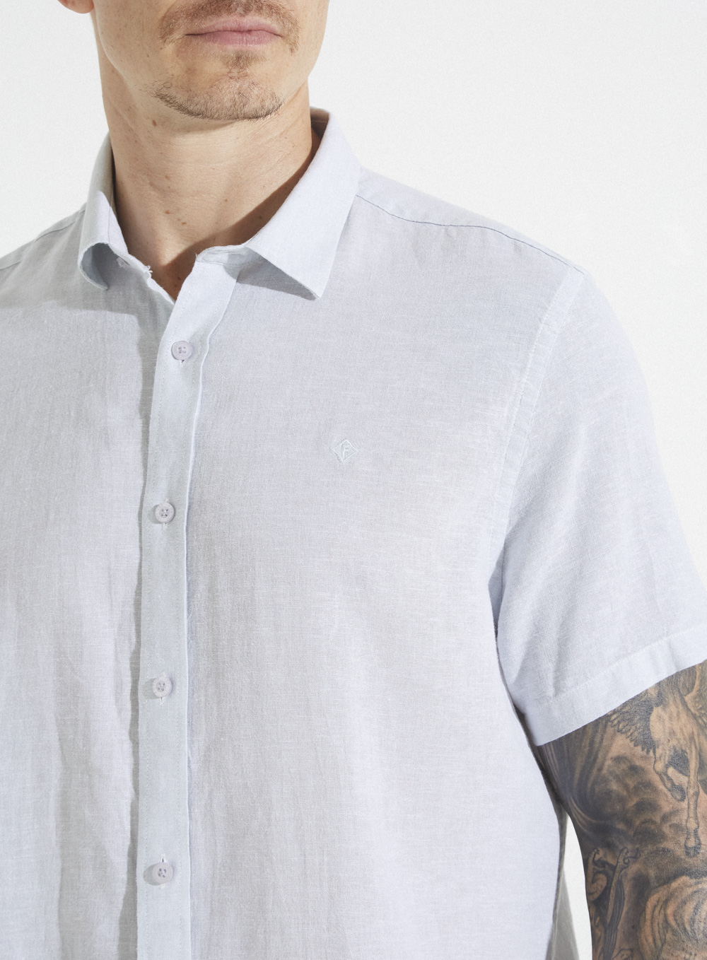 CAMISA LINHO RELAX G LARANJA MOVEON