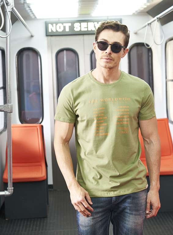 CAMISETA COLCCI M VERDE KENTO