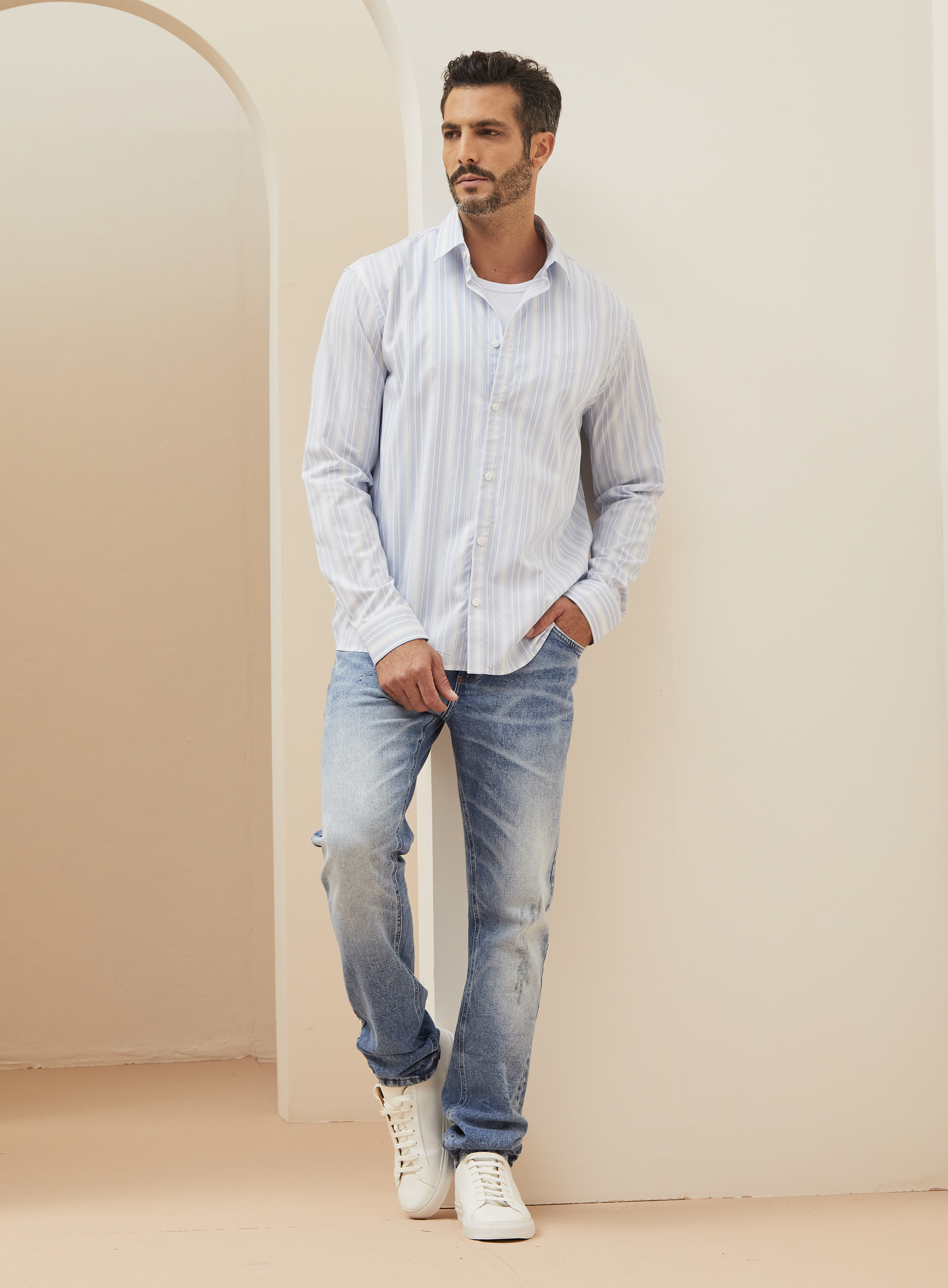 CAMISA LISTRADA RELAX M LISTRADO