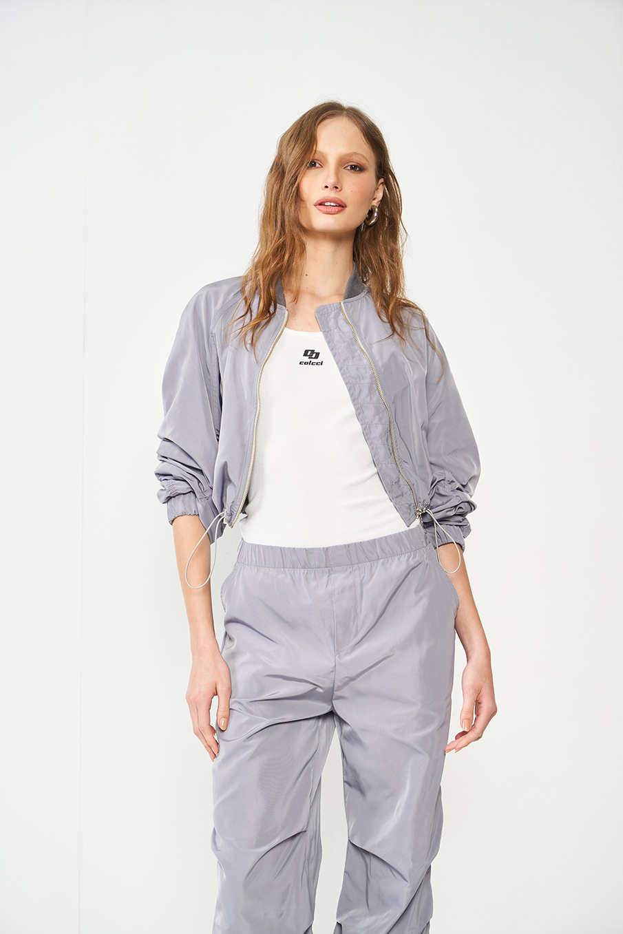 JAQUETA NYLON P CINZA FLINT GRA