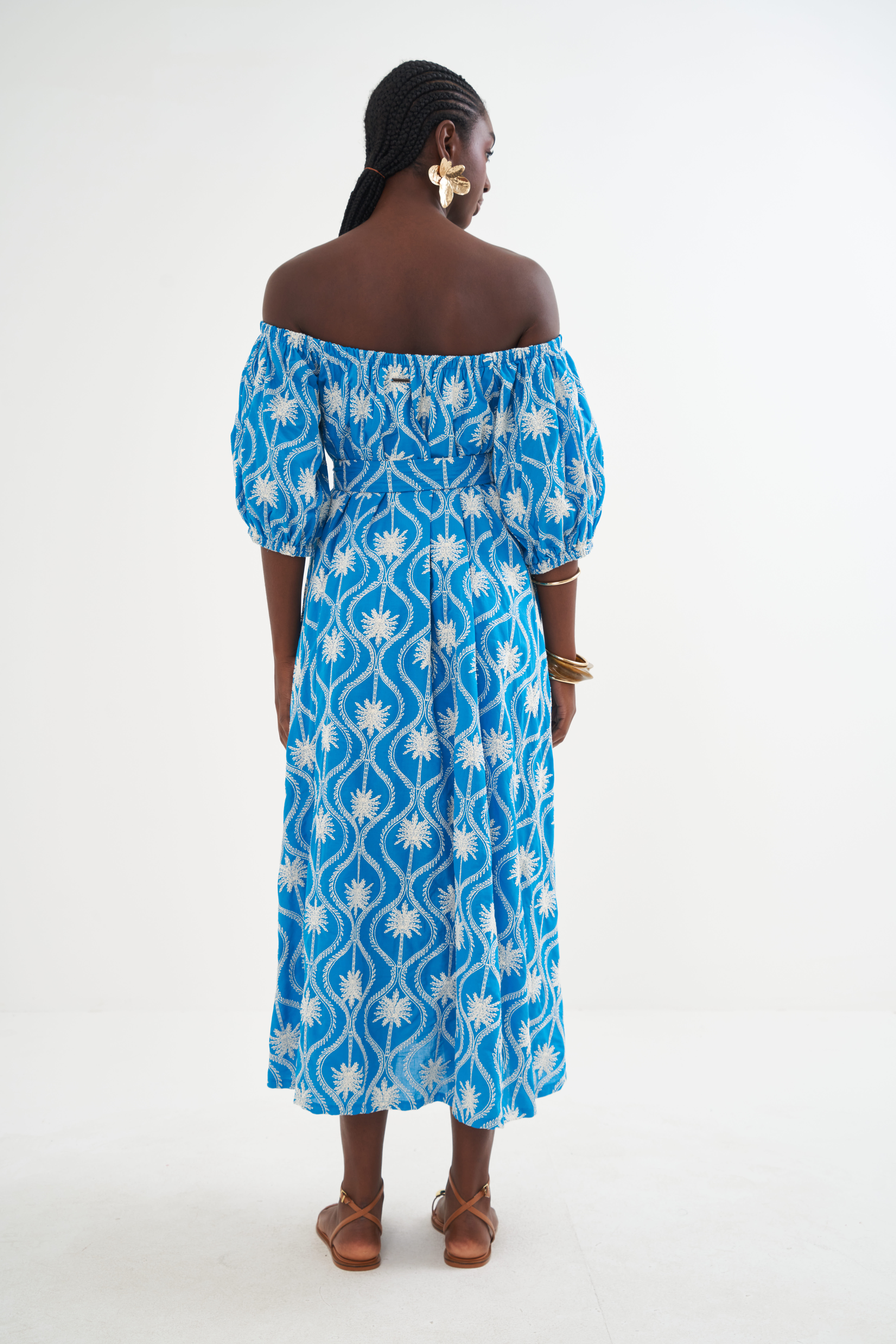 VESTIDO BORDADO M AZUL/OFF