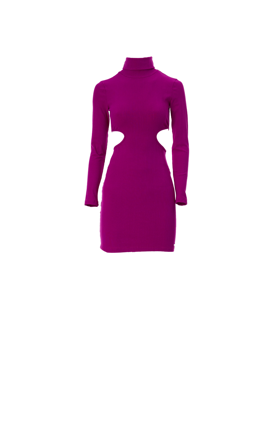 VESTIDO CANELADO P PRETO
