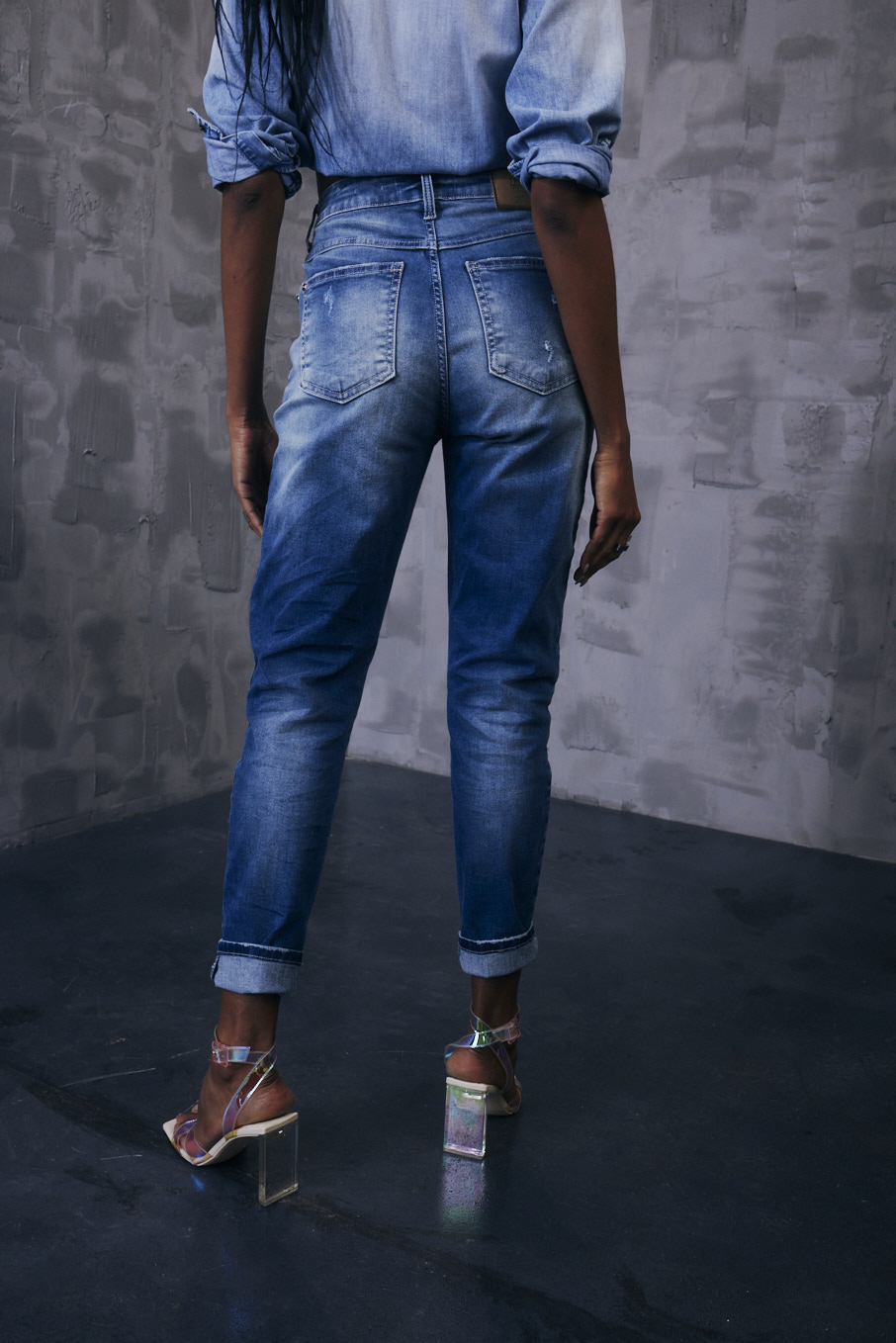 CALÇA JEANS AYLA 40 INDIGO