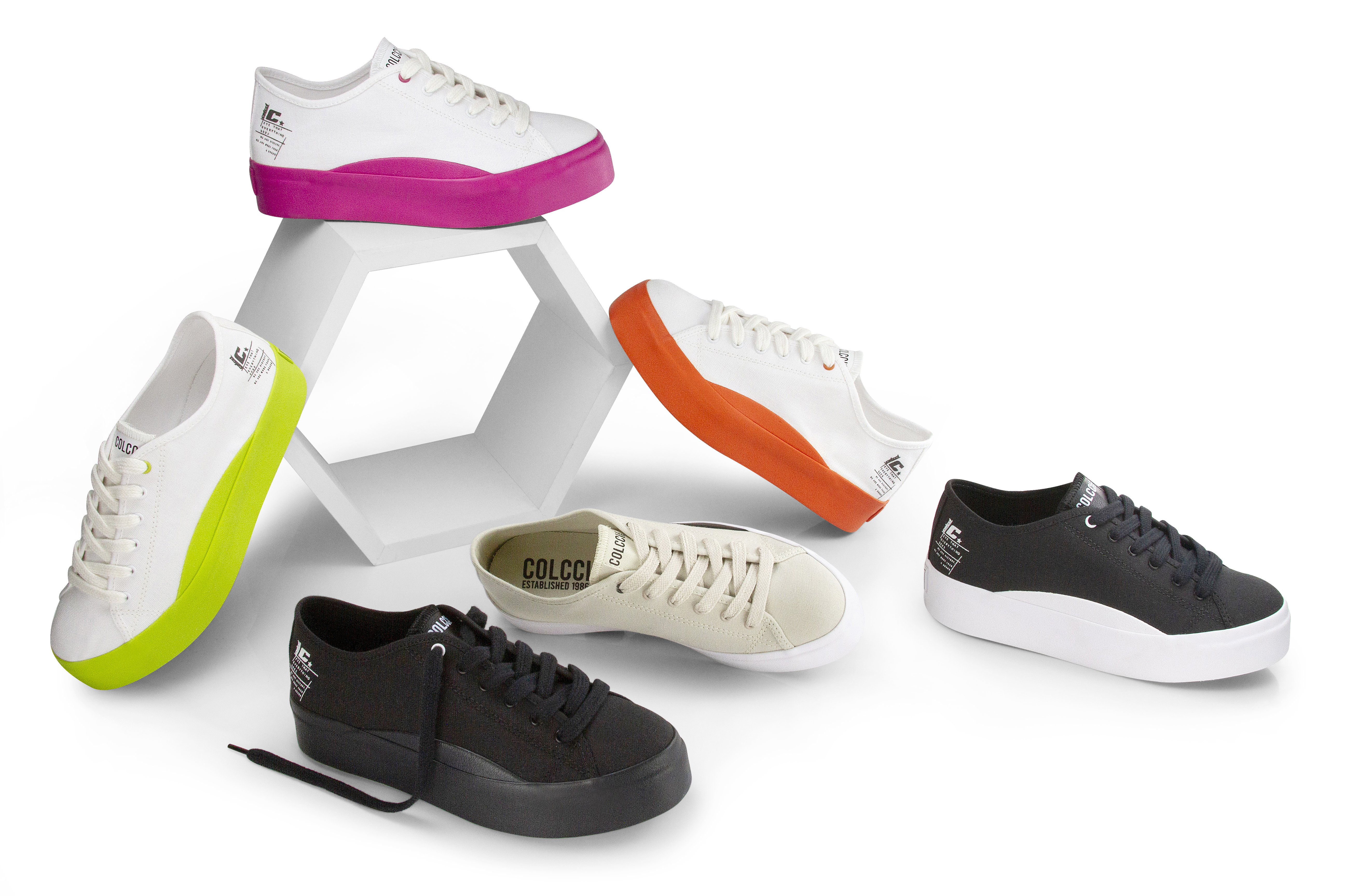 TENIS FEM COLCCI MALTA 36 BRANCO/PINK
