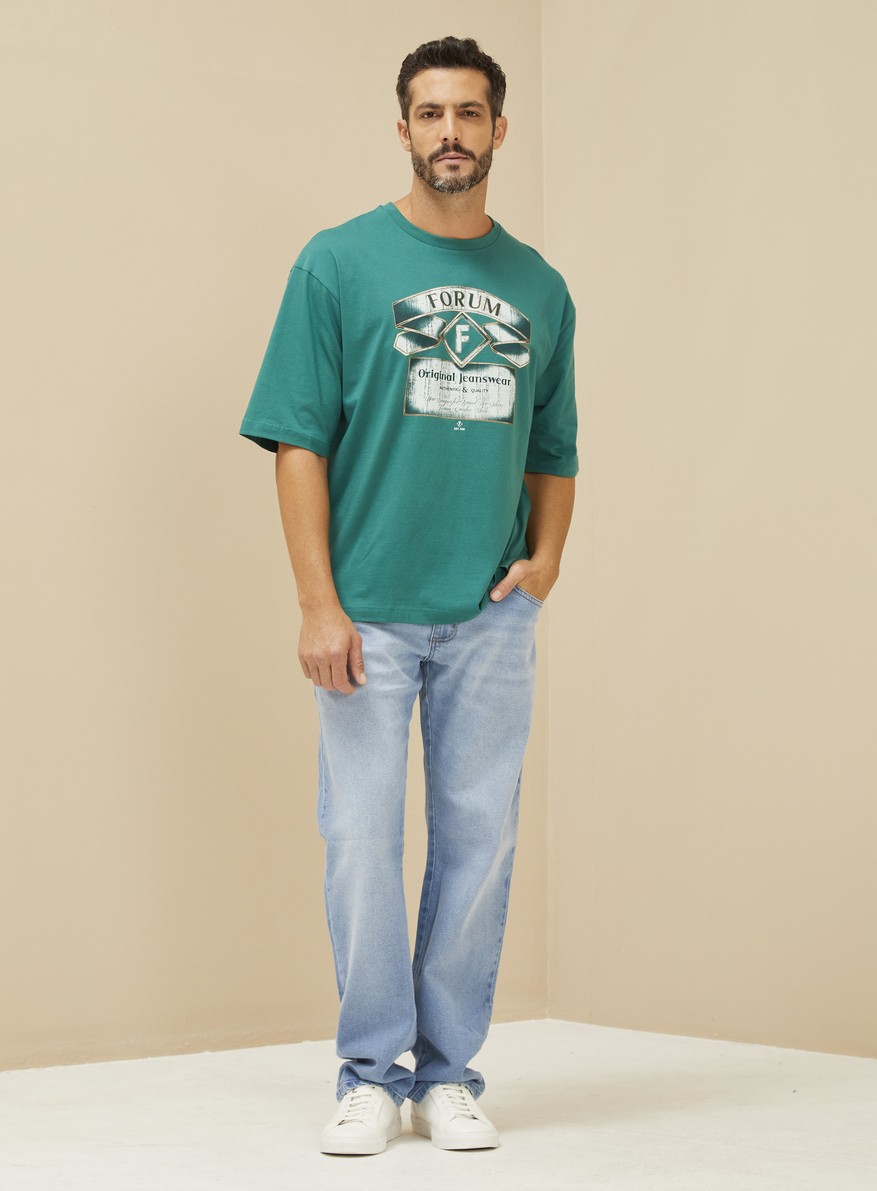 CAMISETA FORUM GG VERDE ACRA