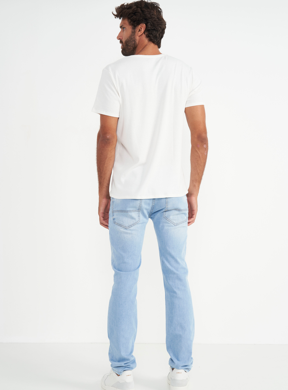 CALÇA JEANS ALEX SLIM 46 INDIGO