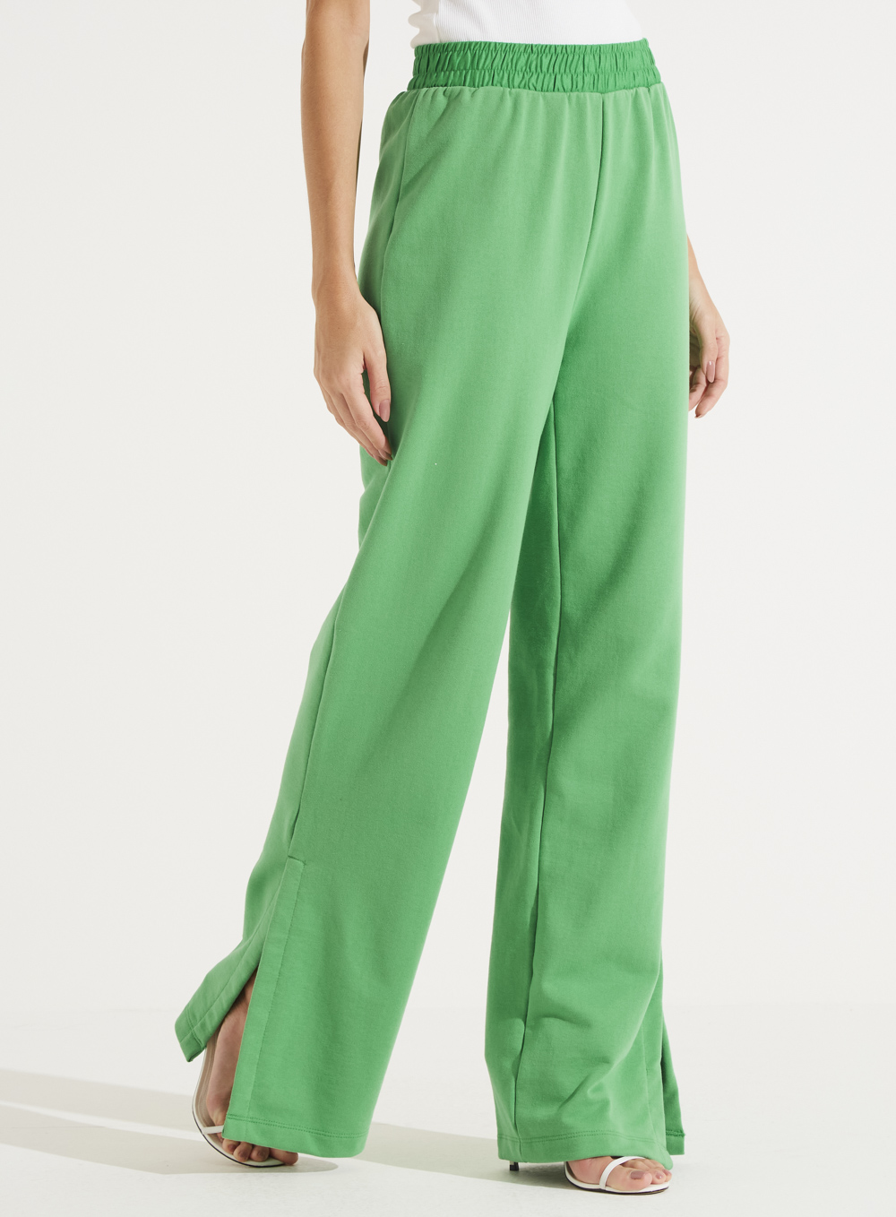 CALÇA MOLETOM M BEGE SOYBEAN