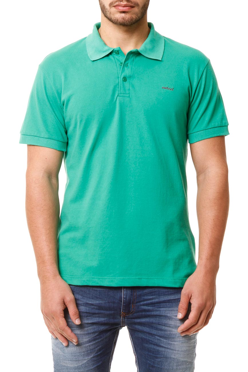 POLO MASC MC BORD P BRANCO