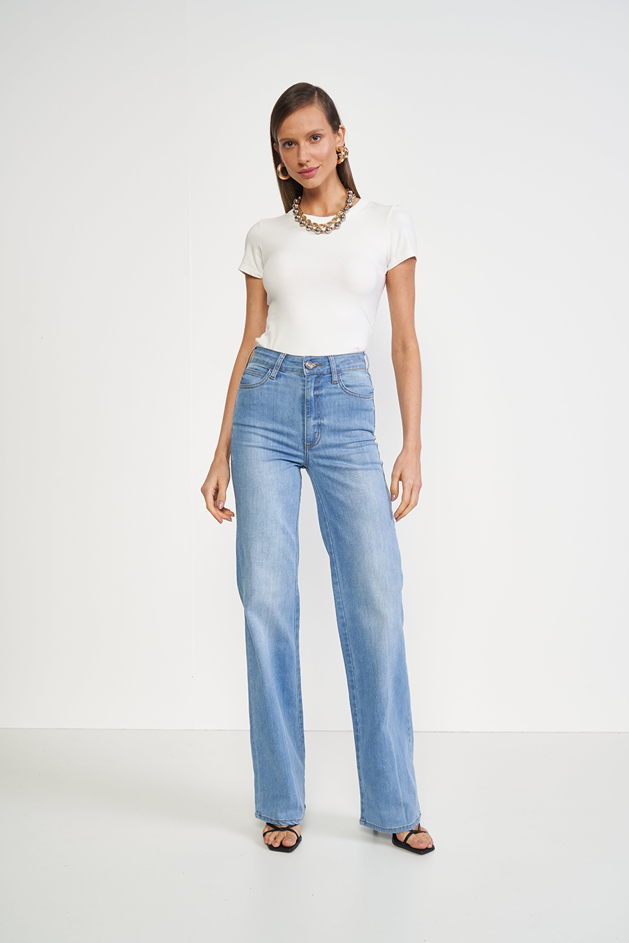 CALÇA JEANS BOOT CUT 36 INDIGO