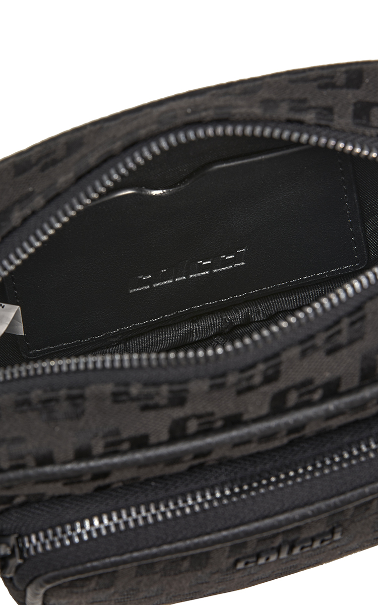 BOLSA COLCCI FEM CAMERA BAG JACQUARD U PRETO