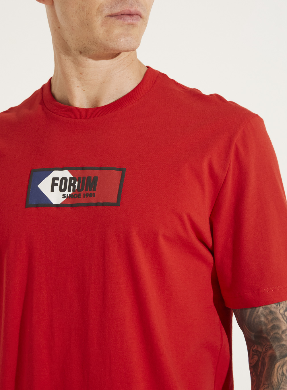 CAMISETA FORUM M VERMELHO SPARKLY