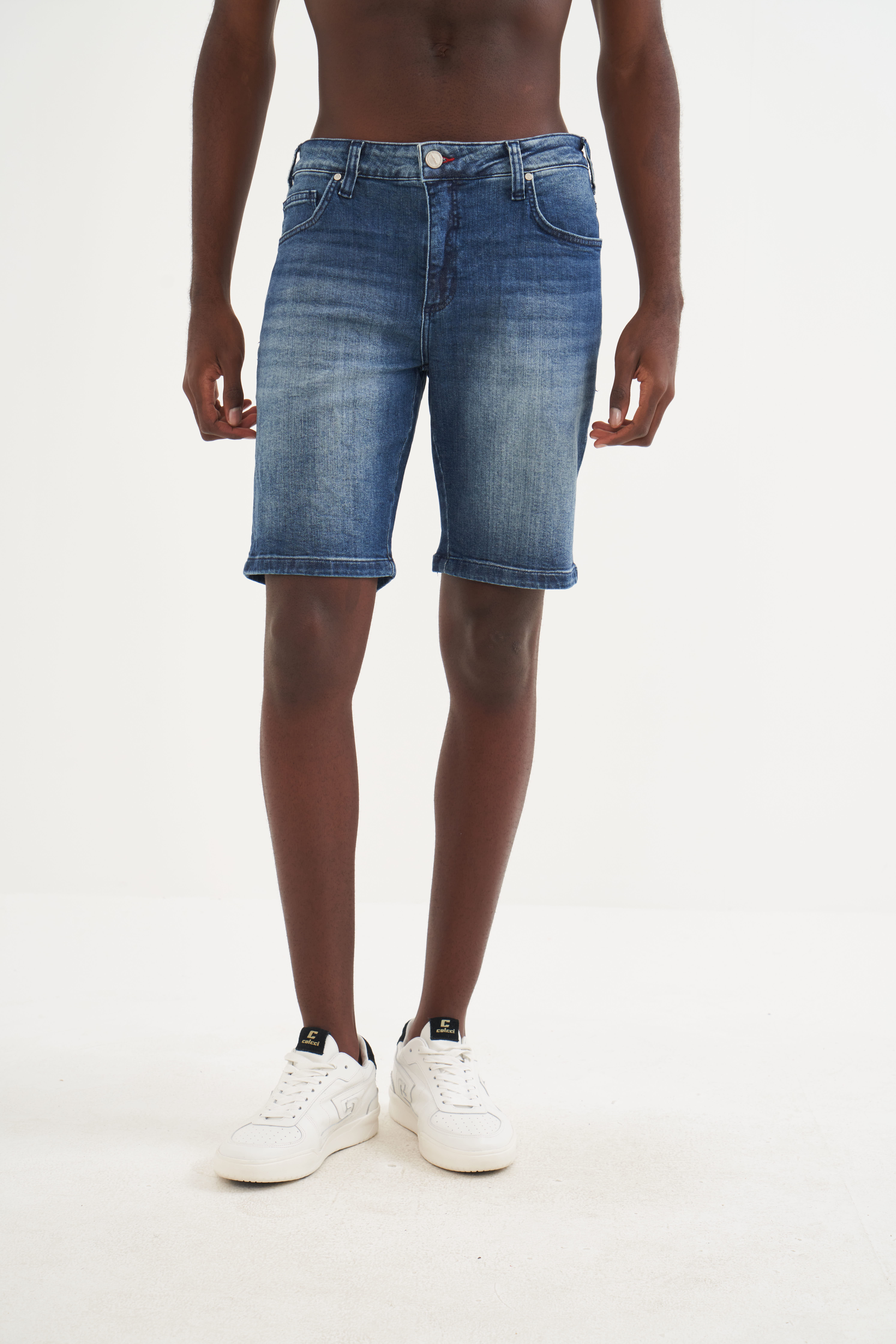 BERMUDA JEANS DAVI 40 INDIGO