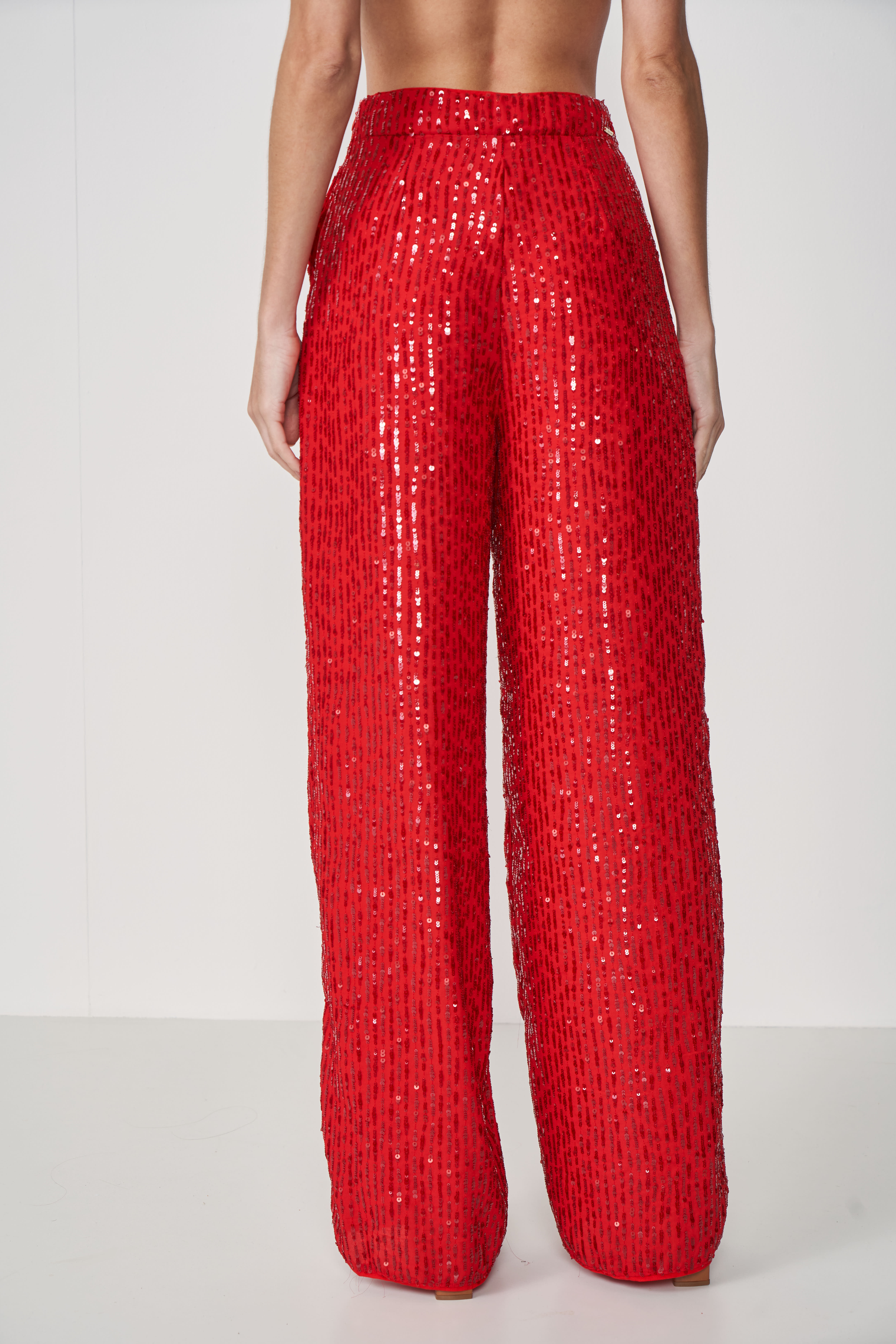 CALÇA PAETÊ 42 VERMELHO IFE