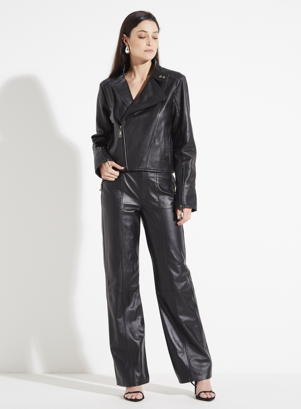 CALÇA COURO 38 PRETO