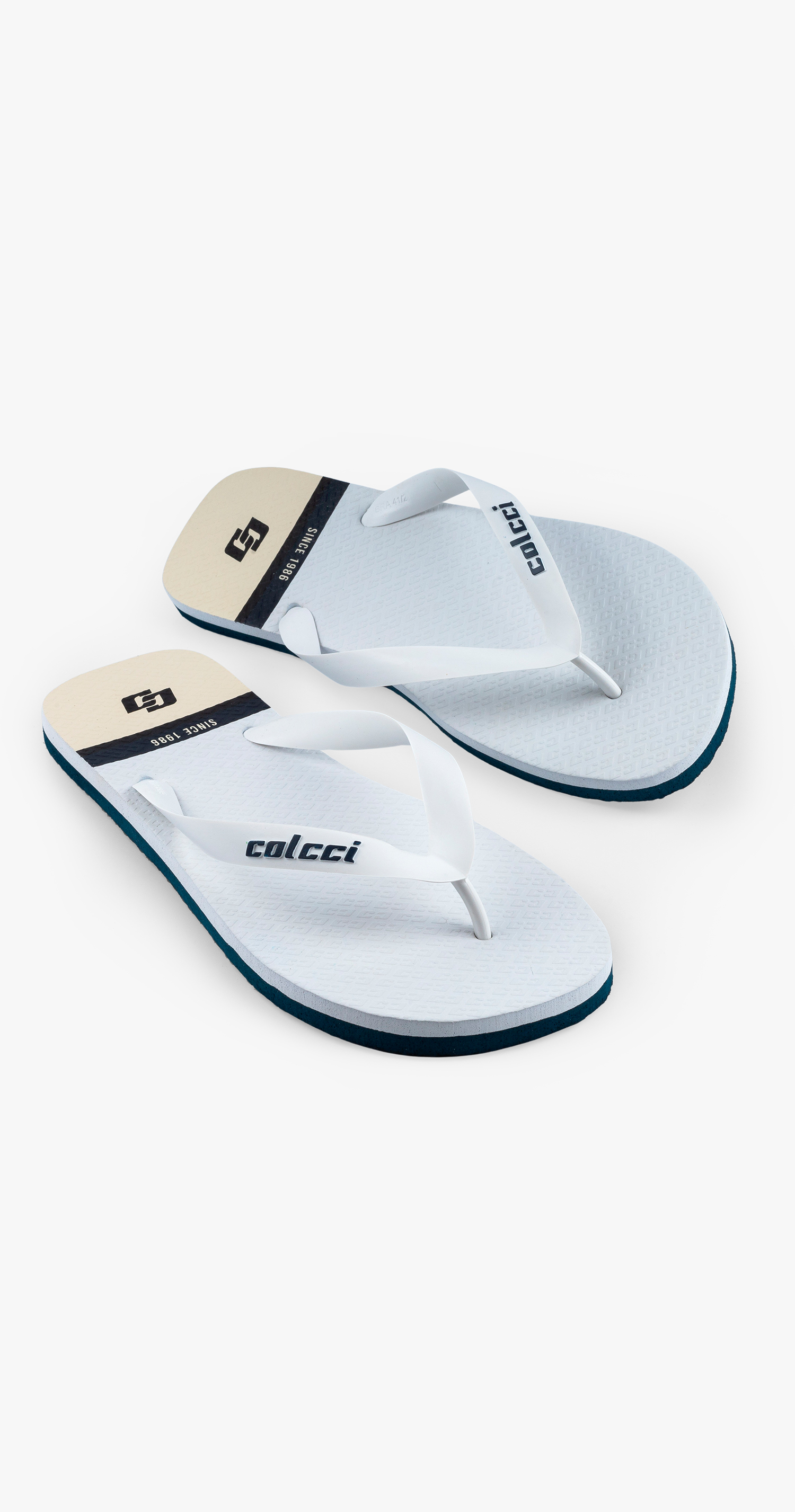 CHINELO MASC COLCCI NAVY TRICOLOR 39-40 CAFE