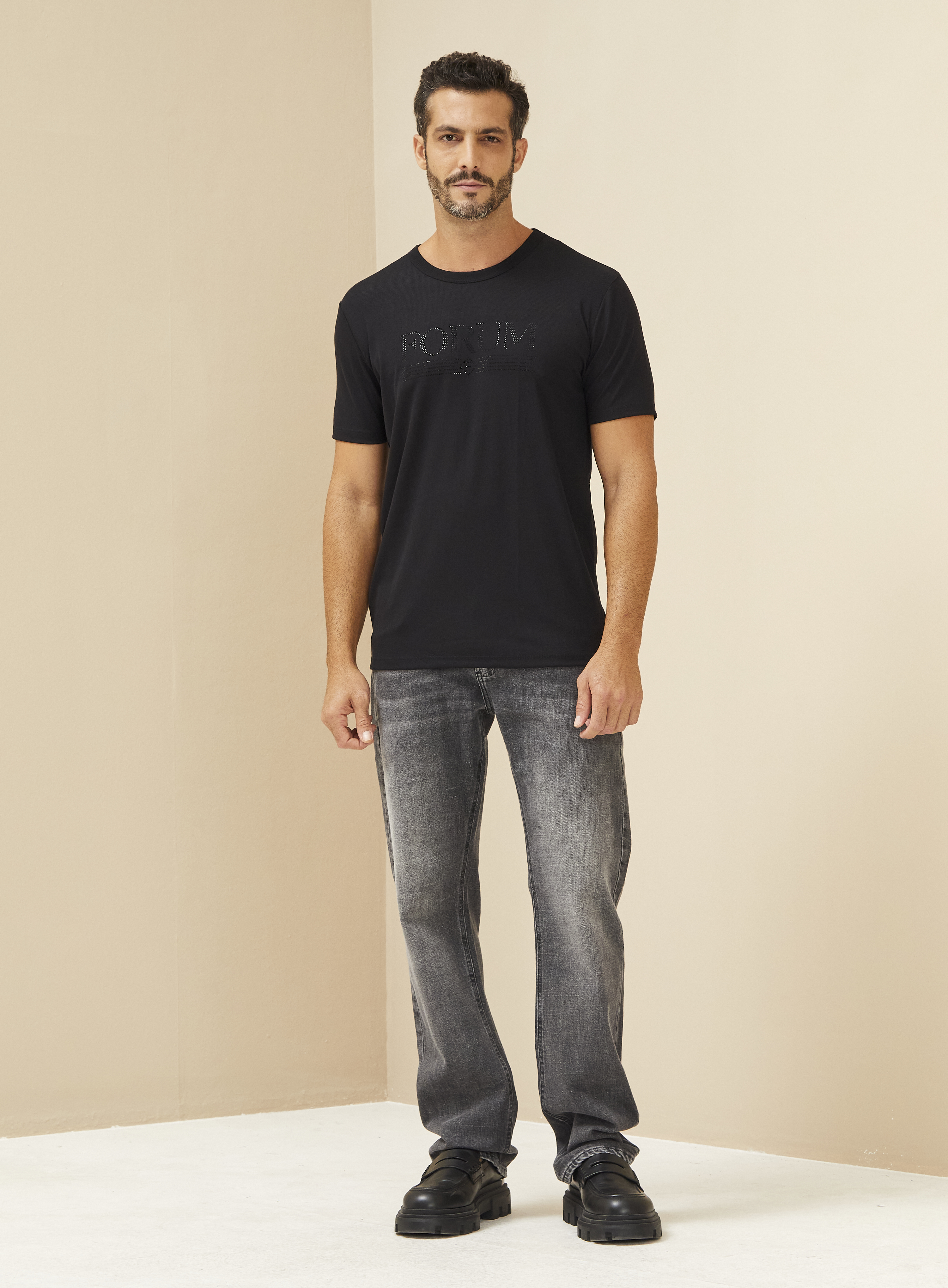 CALÇA JEANS PAUL REGULAR 40 IND.PRETO