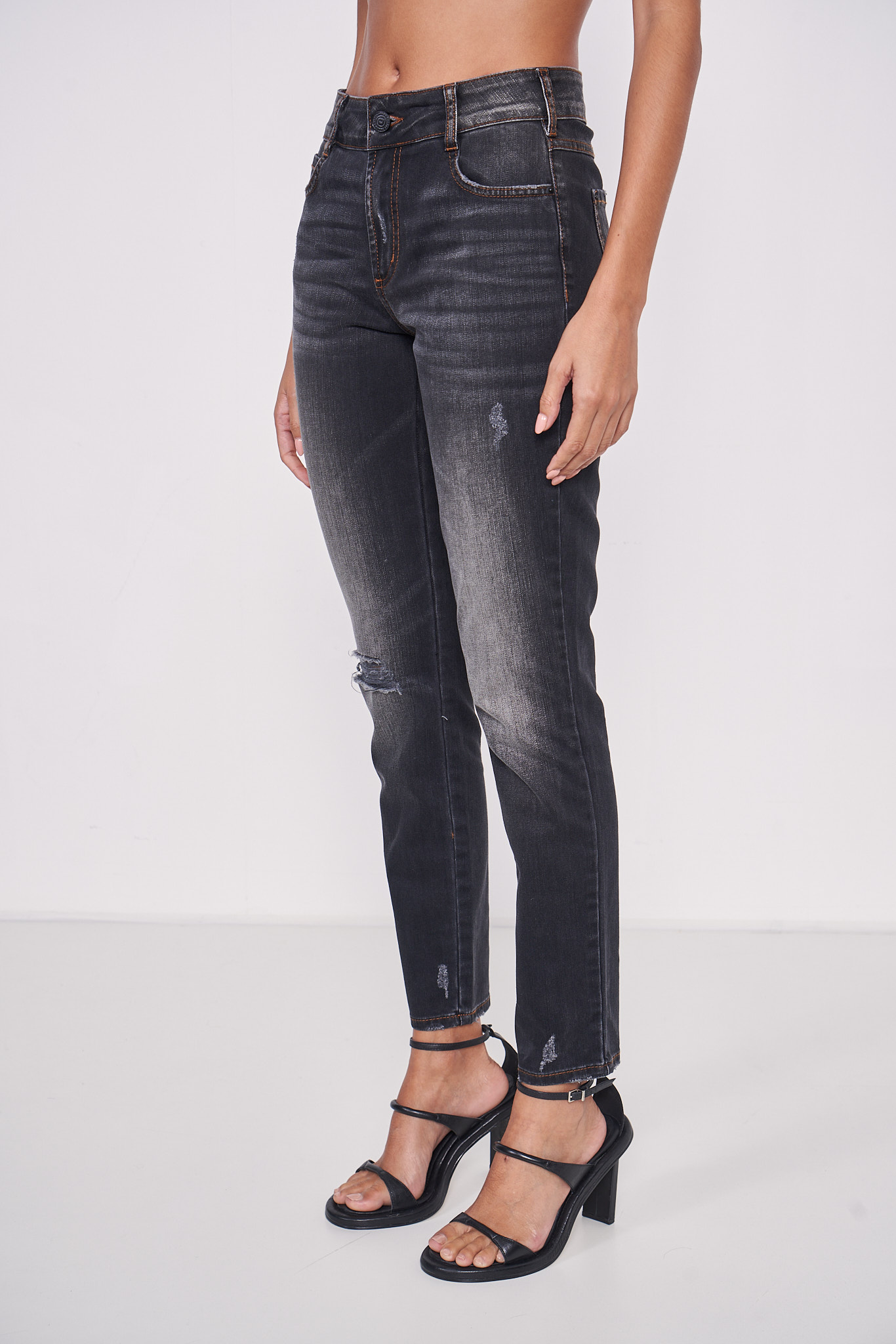 CALÇA JEANS BIA 36 IND.PRETO