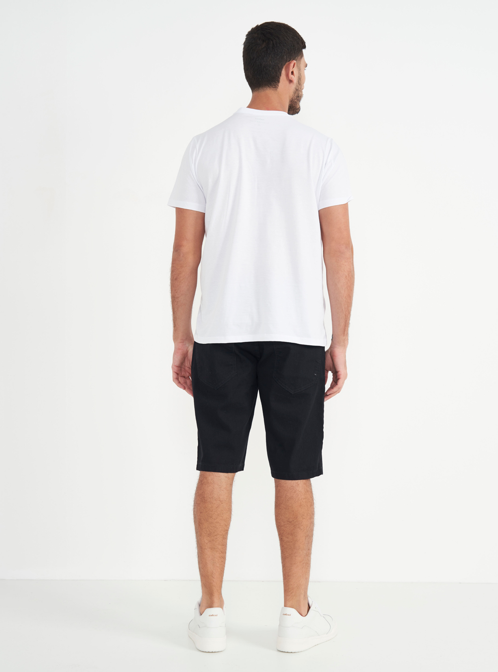 BERMUDA SARJA NOAH 38 PRETO