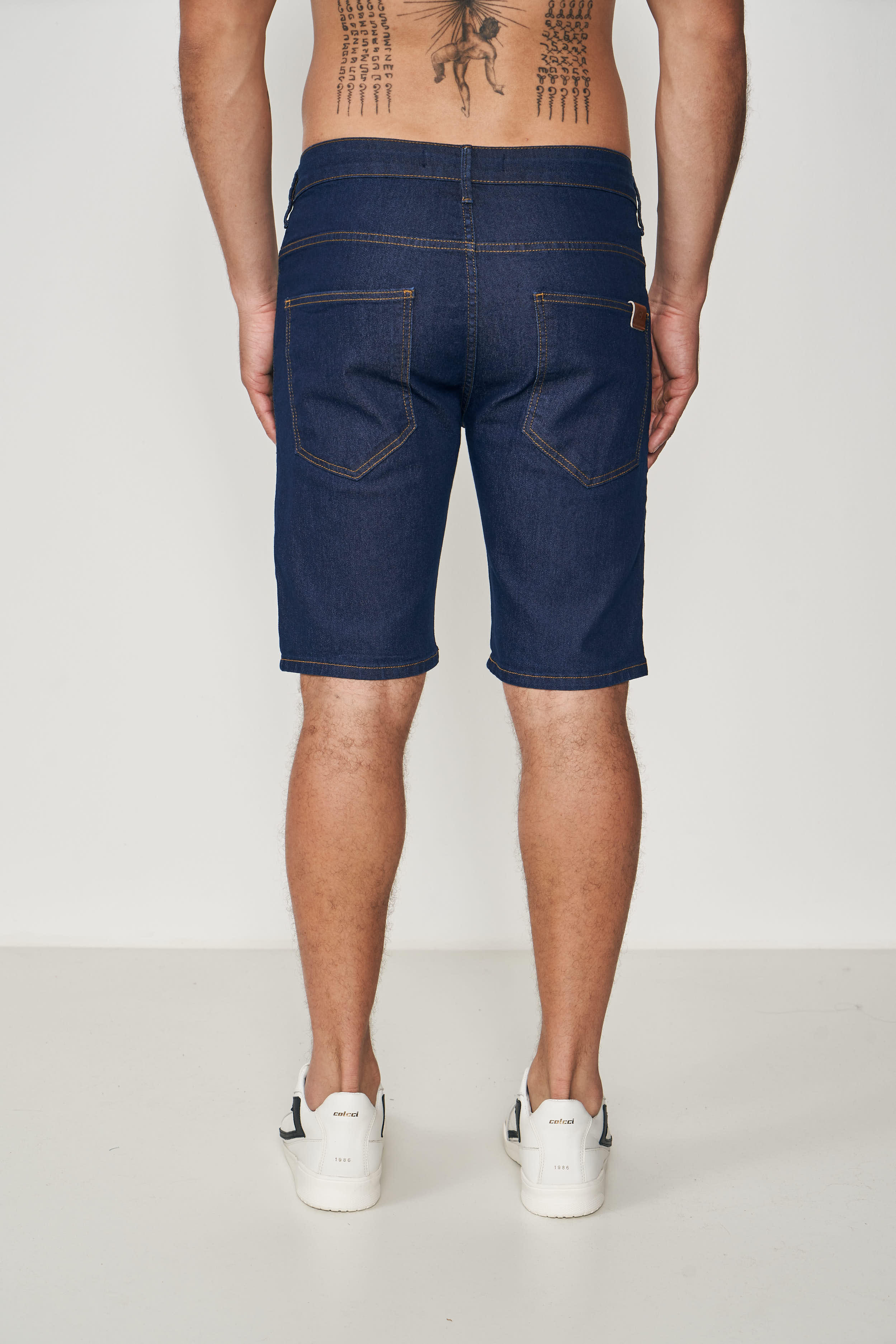 BERMUDA JEANS PARIS 38 INDIGO