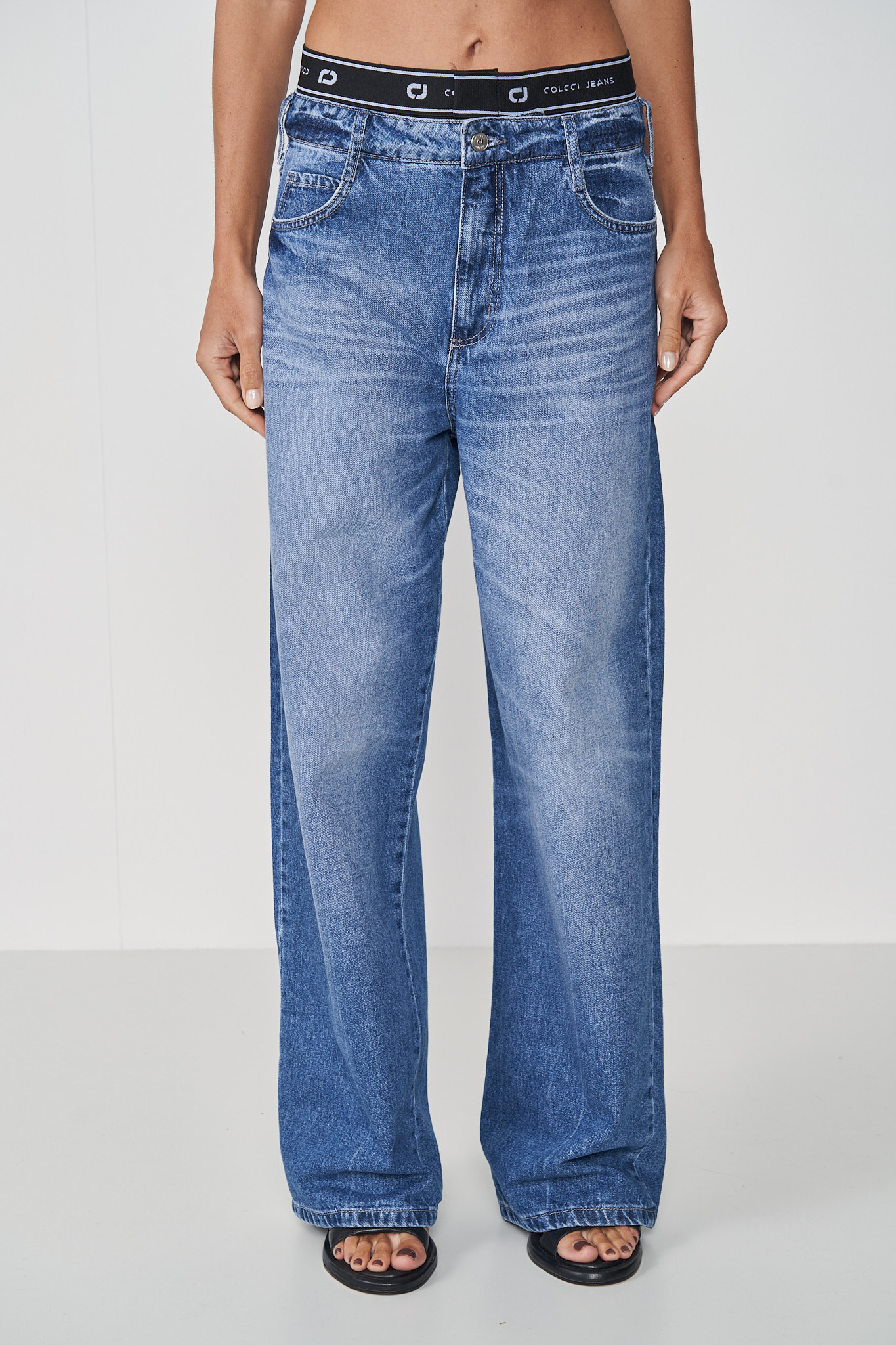 CALÇA JEANS BRUNA LOW 40 INDIGO