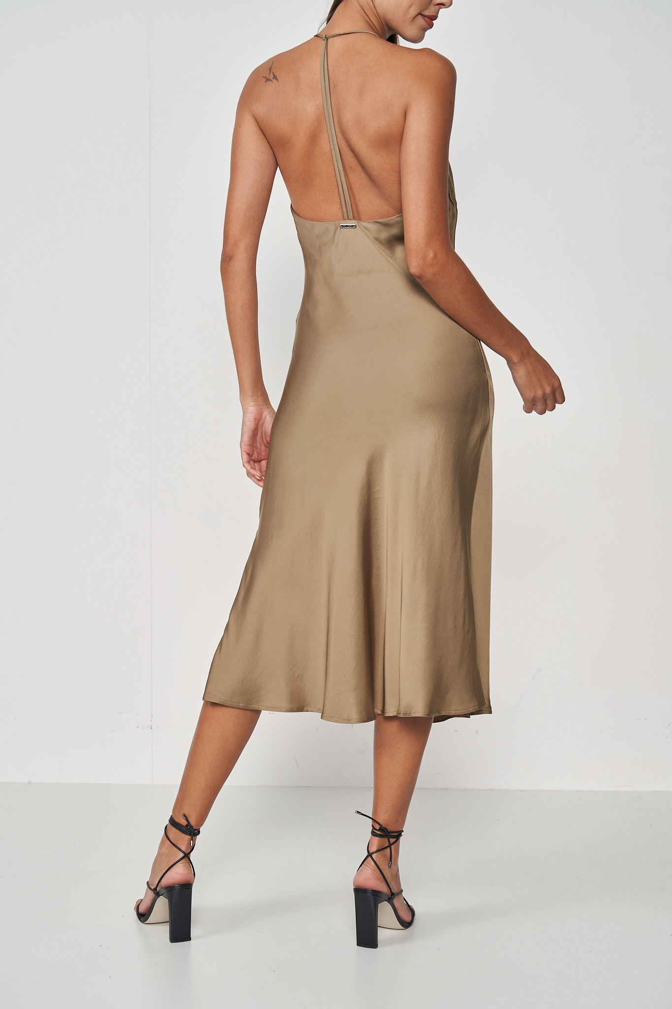 VESTIDO COLCCI G BEGE MISK