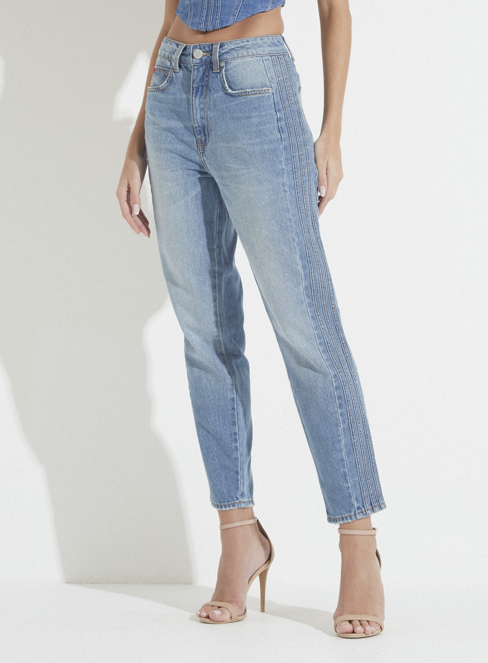 CALÇA JEANS LOLA 46 INDIGO CLARO