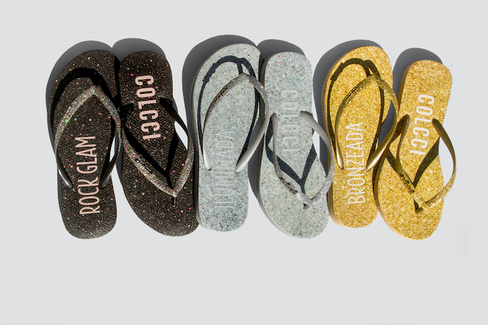 SANDALIA FEMININA COLCCI GLITTER 35-36 OURO