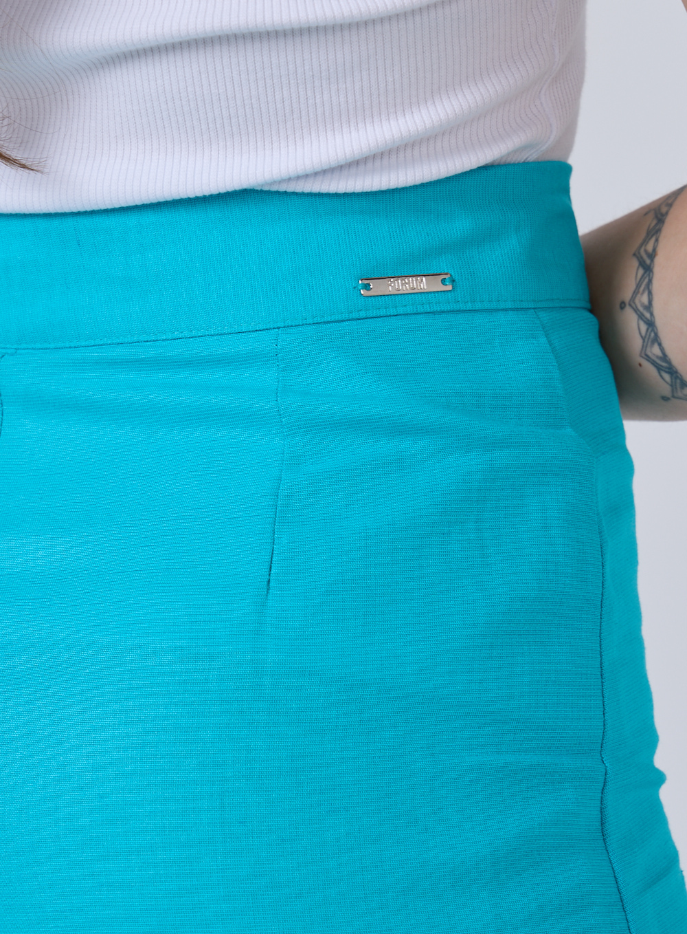 CALÇA LINHO 40 VERDE MEDITERRANEO