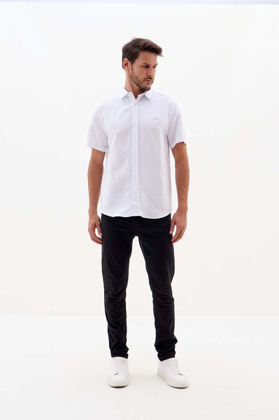 CAMISA LINHO RESORT G AZUL TRANQUIL BLUE