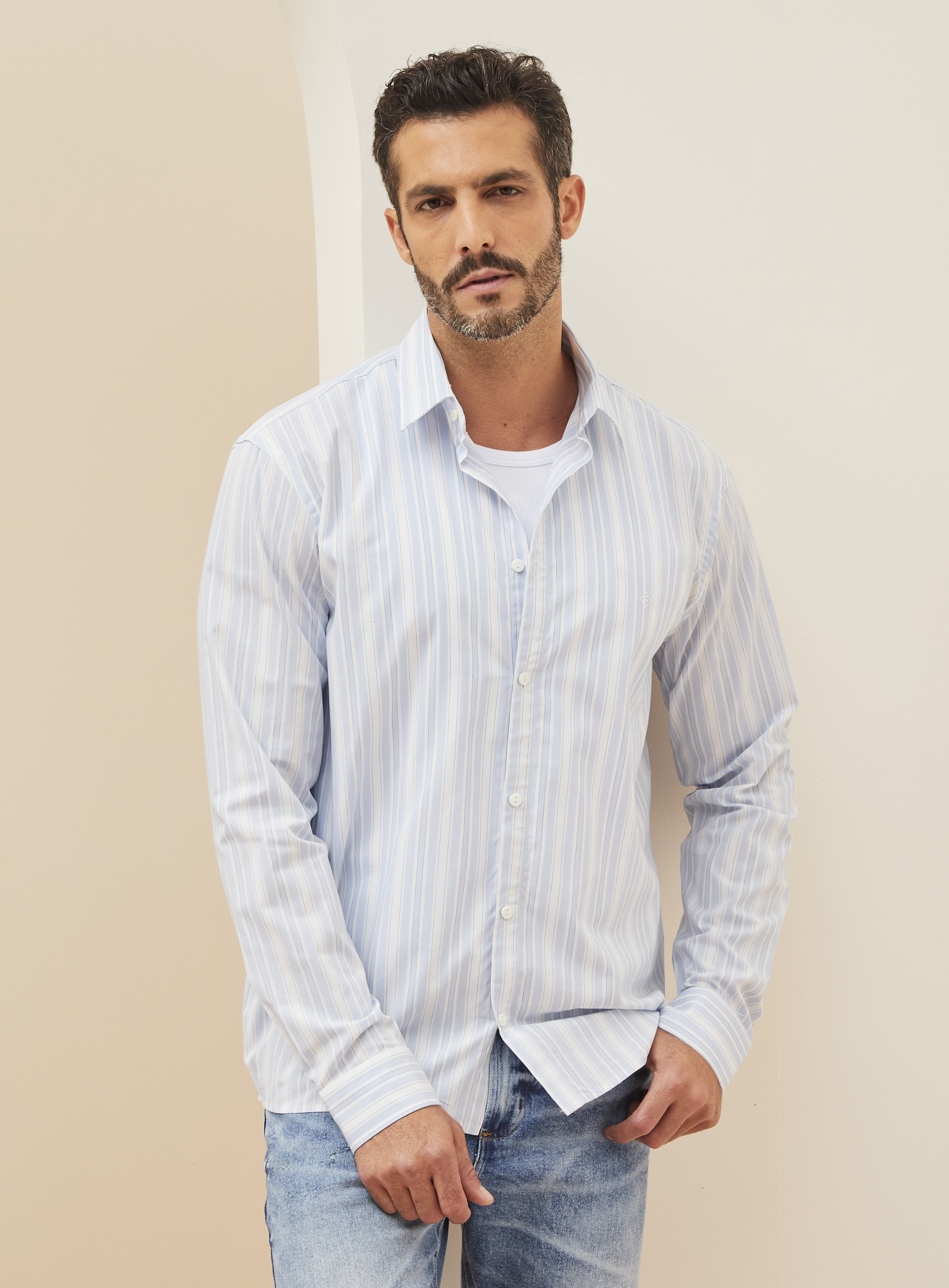 CAMISA LISTRADA RELAX M LISTRADO