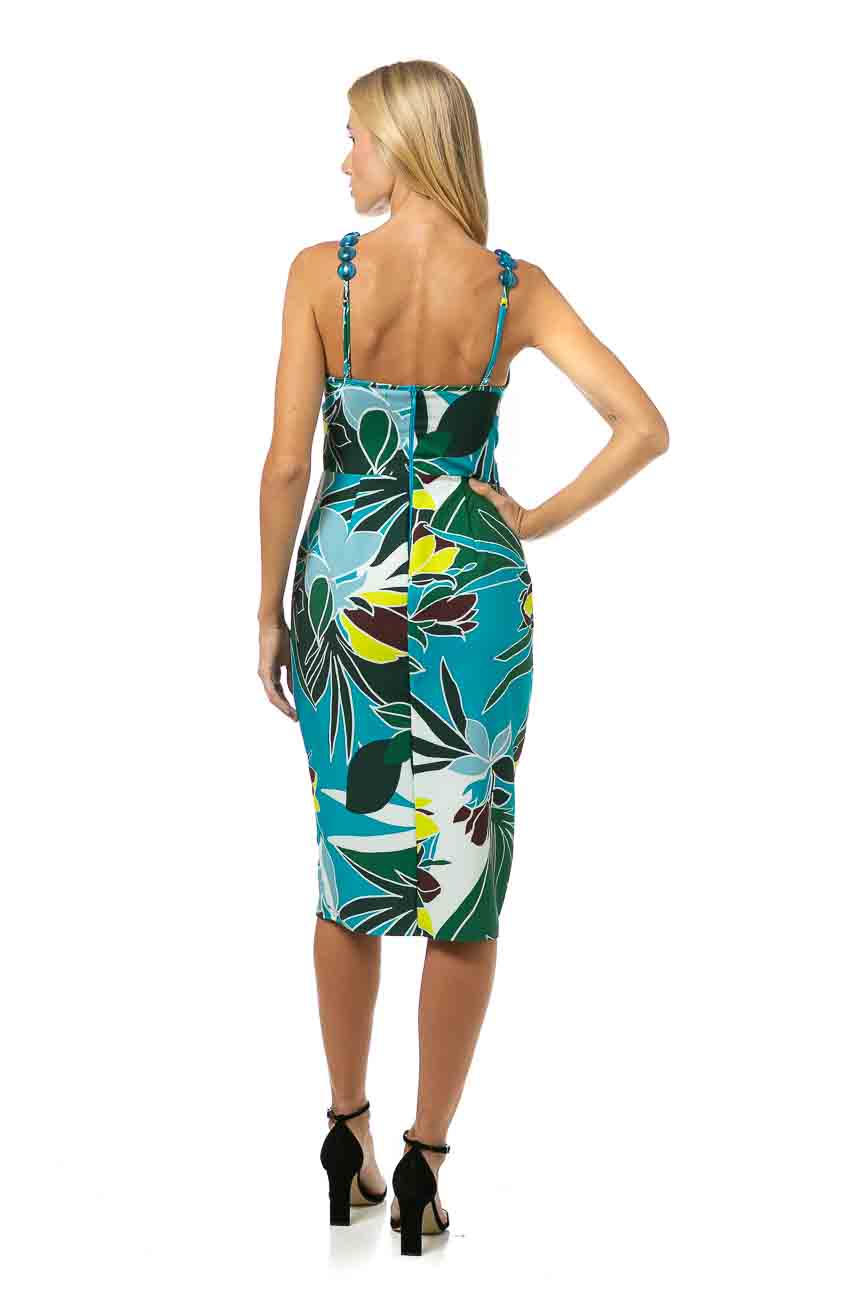 VESTIDO MIDI ESTAMPADO 38 VERNONIA