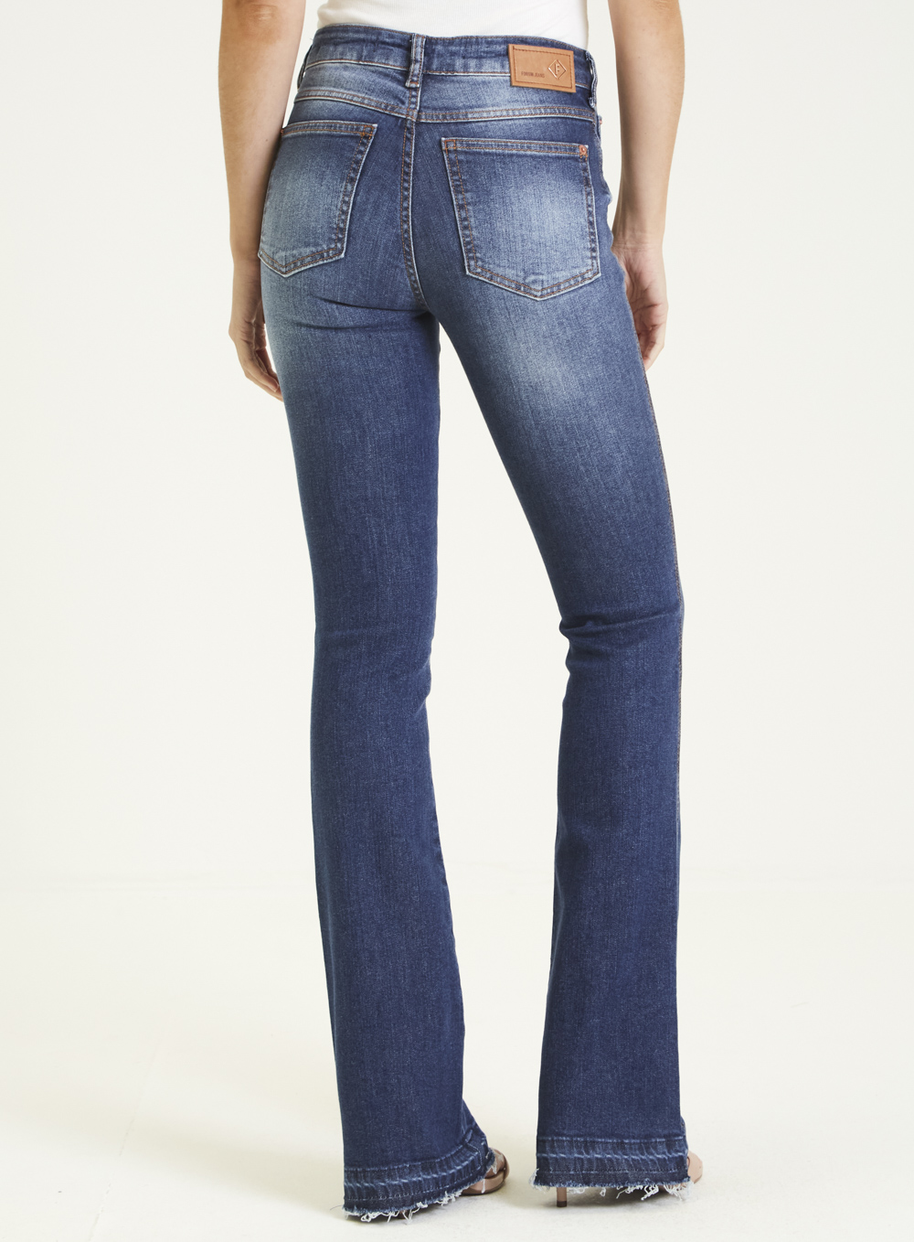 CALÇA JEANS BOOT CUT 46 INDIGO