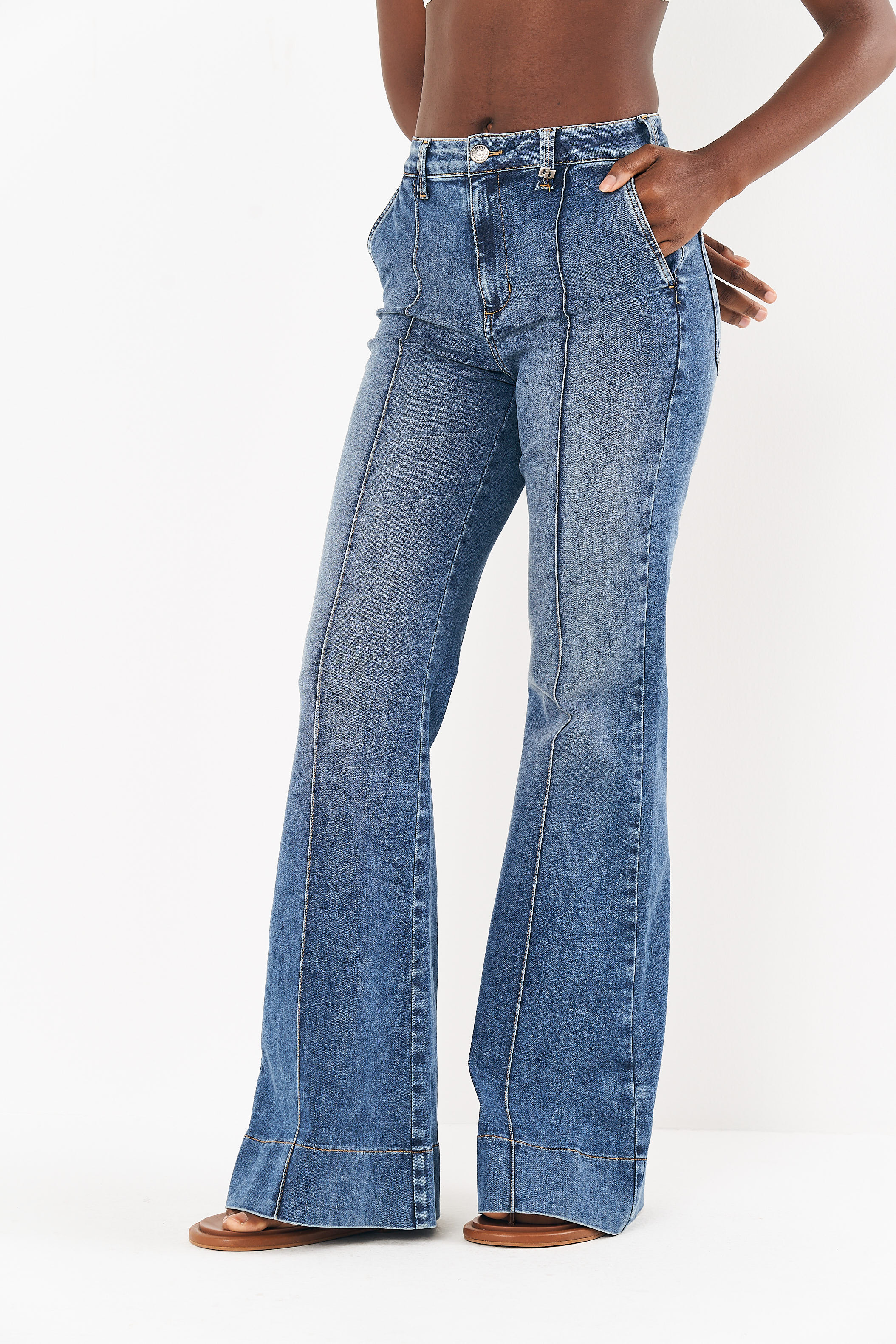 CALÇA JEANS BRUNA BOOT CUT 38 INDIGO