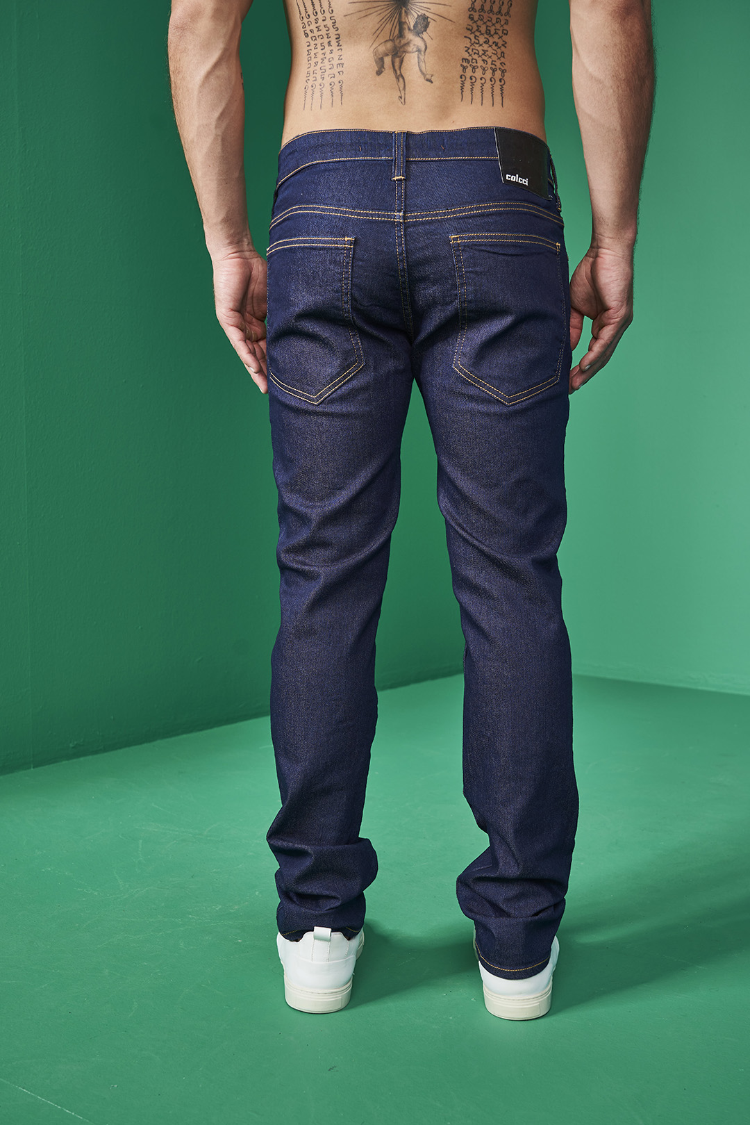 CALÇA JEANS ALEX SLIM 36 INDIGO