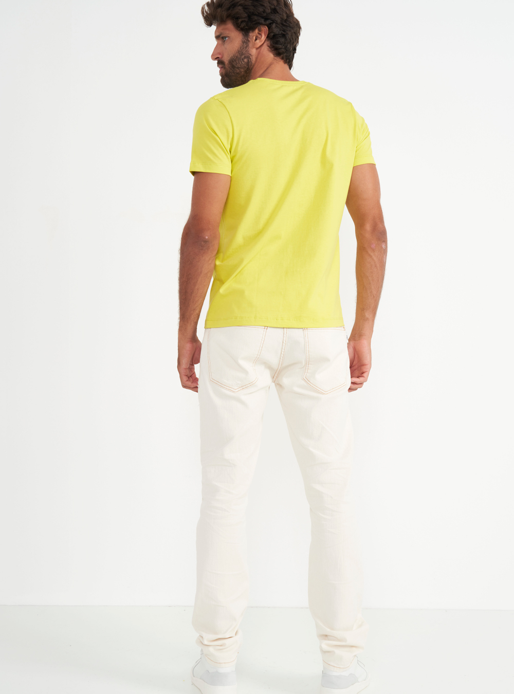 CAMISETA COLCCI M AMARELO FOCAIS