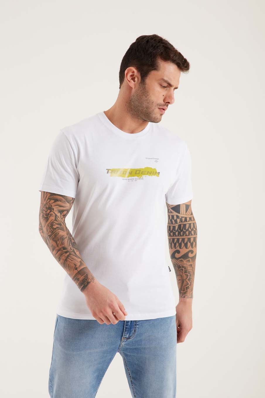 CAMISETA TRITON GG BRANCO