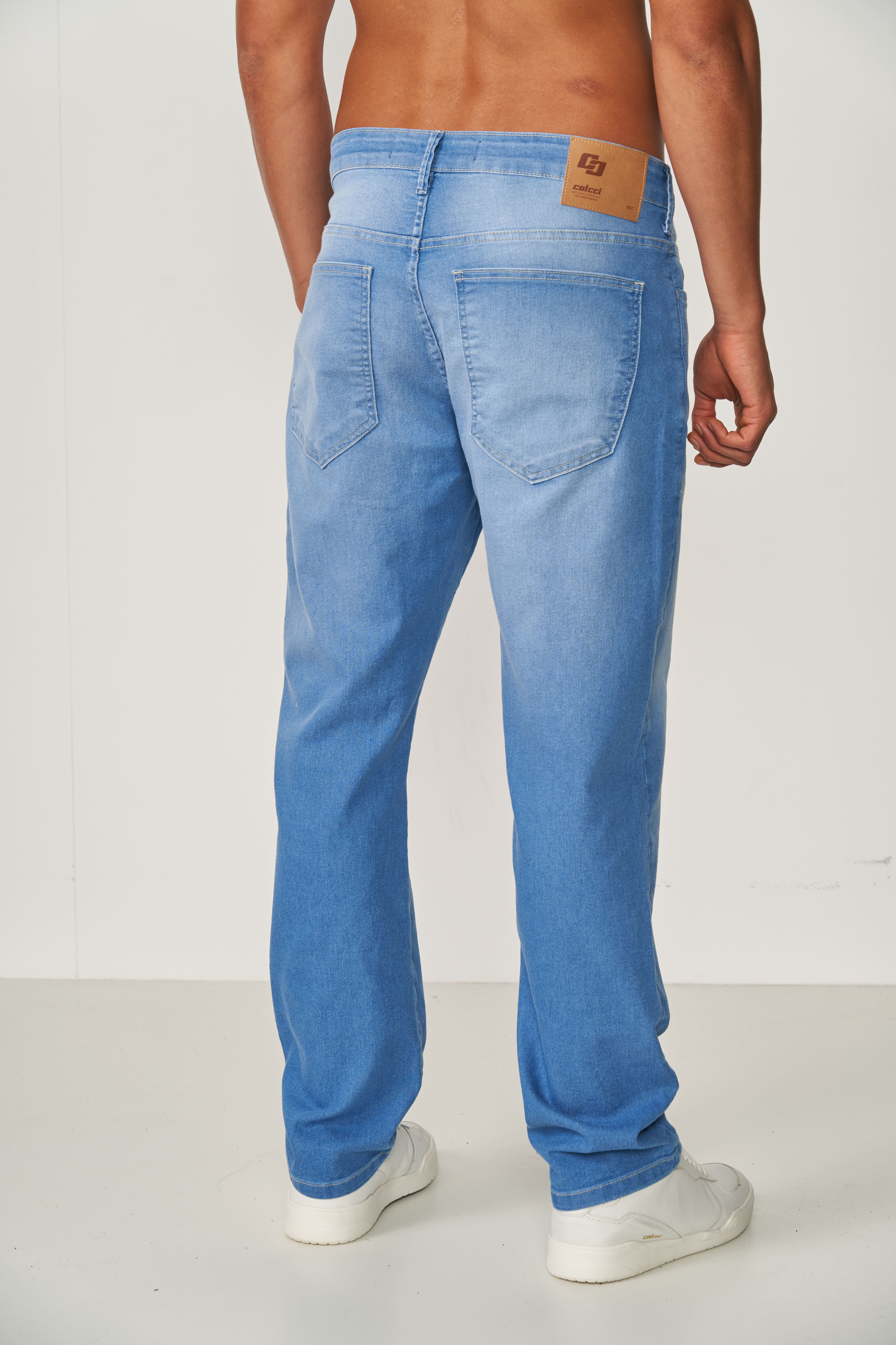 CALÇA JEANS RETA 48 INDIGO