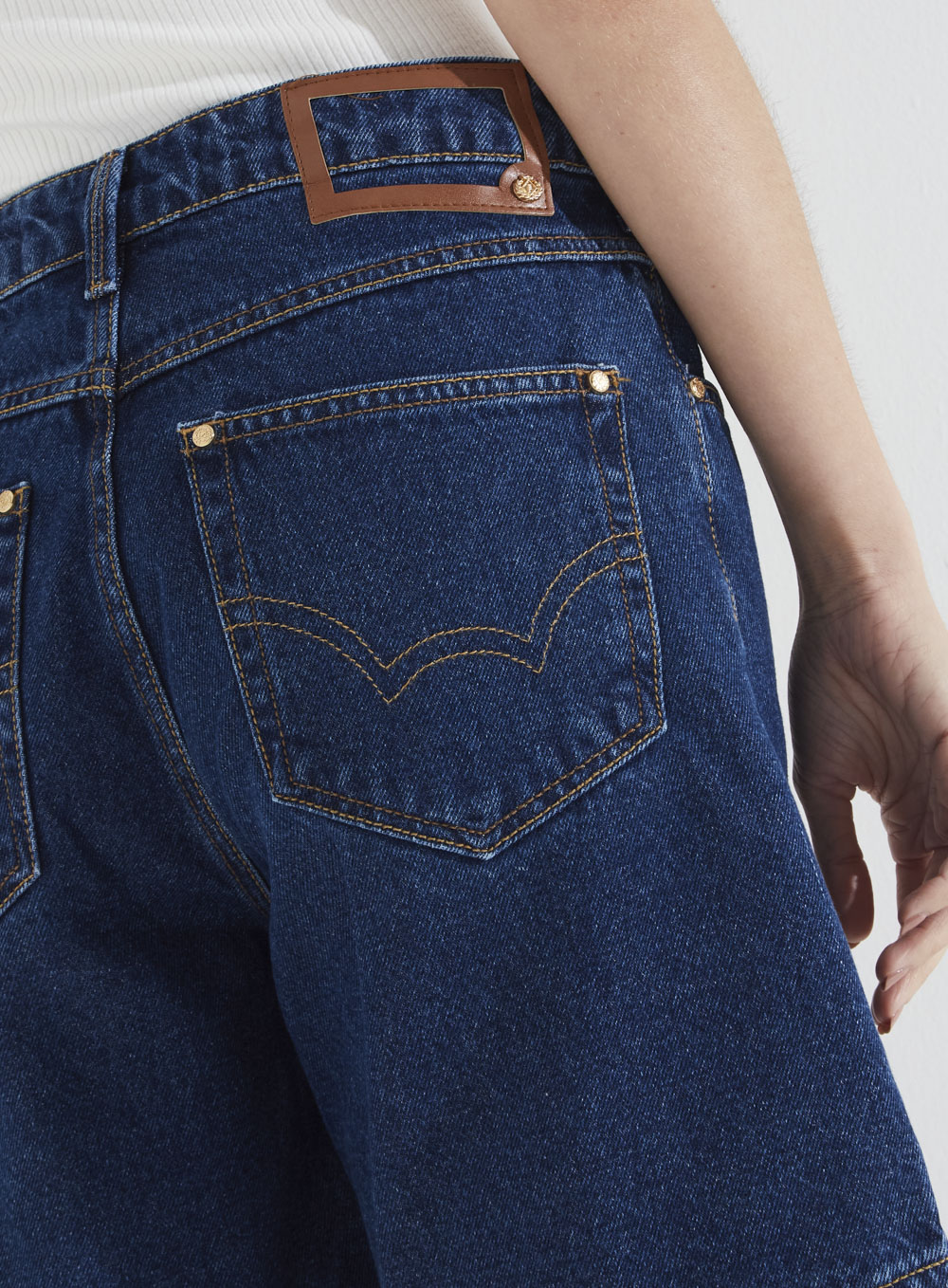 BERMUDA JEANS RAQUEL 36 INDIGO
