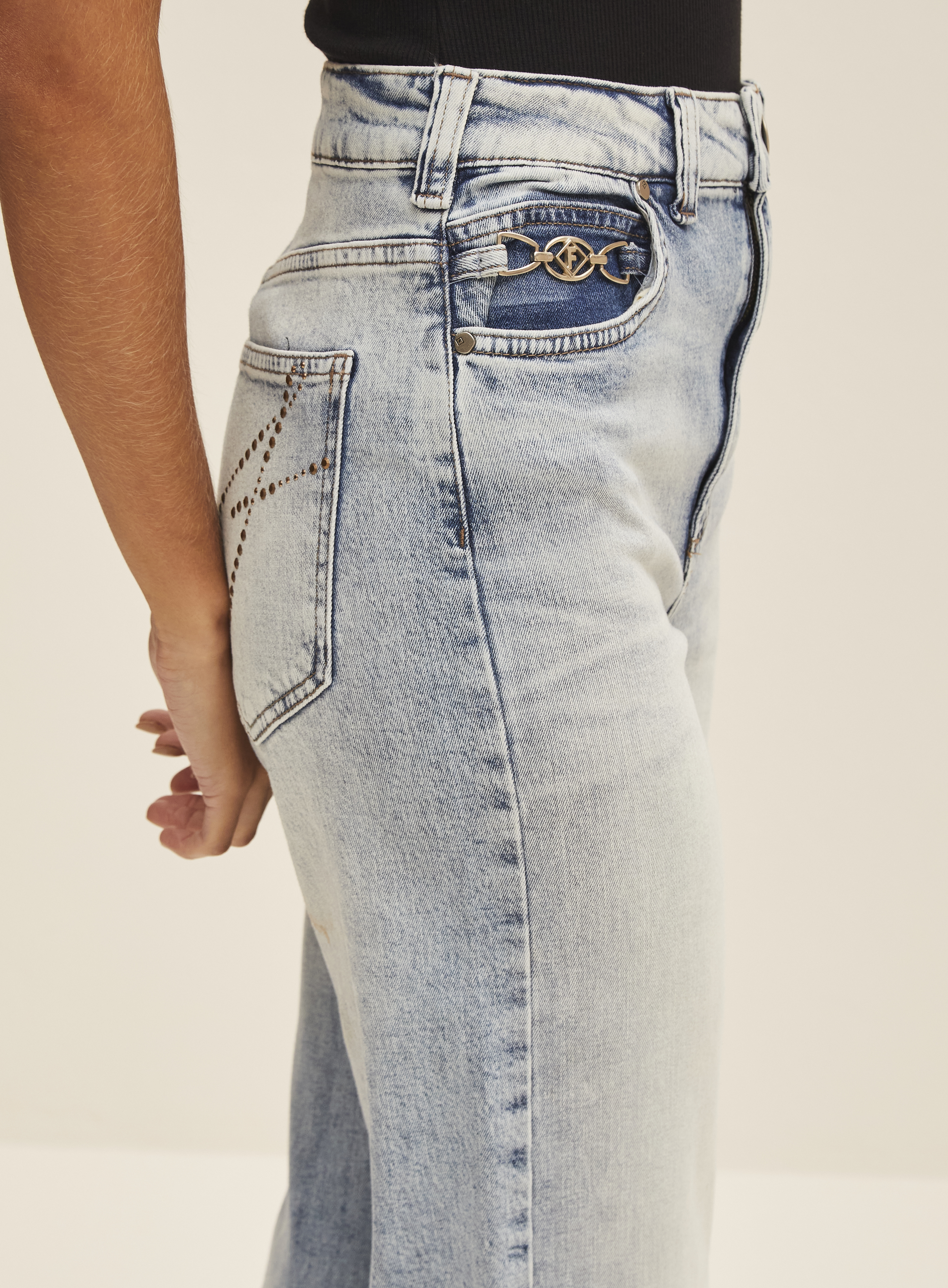 CALÇA JEANS BELLA STRETCH 42 INDIGO