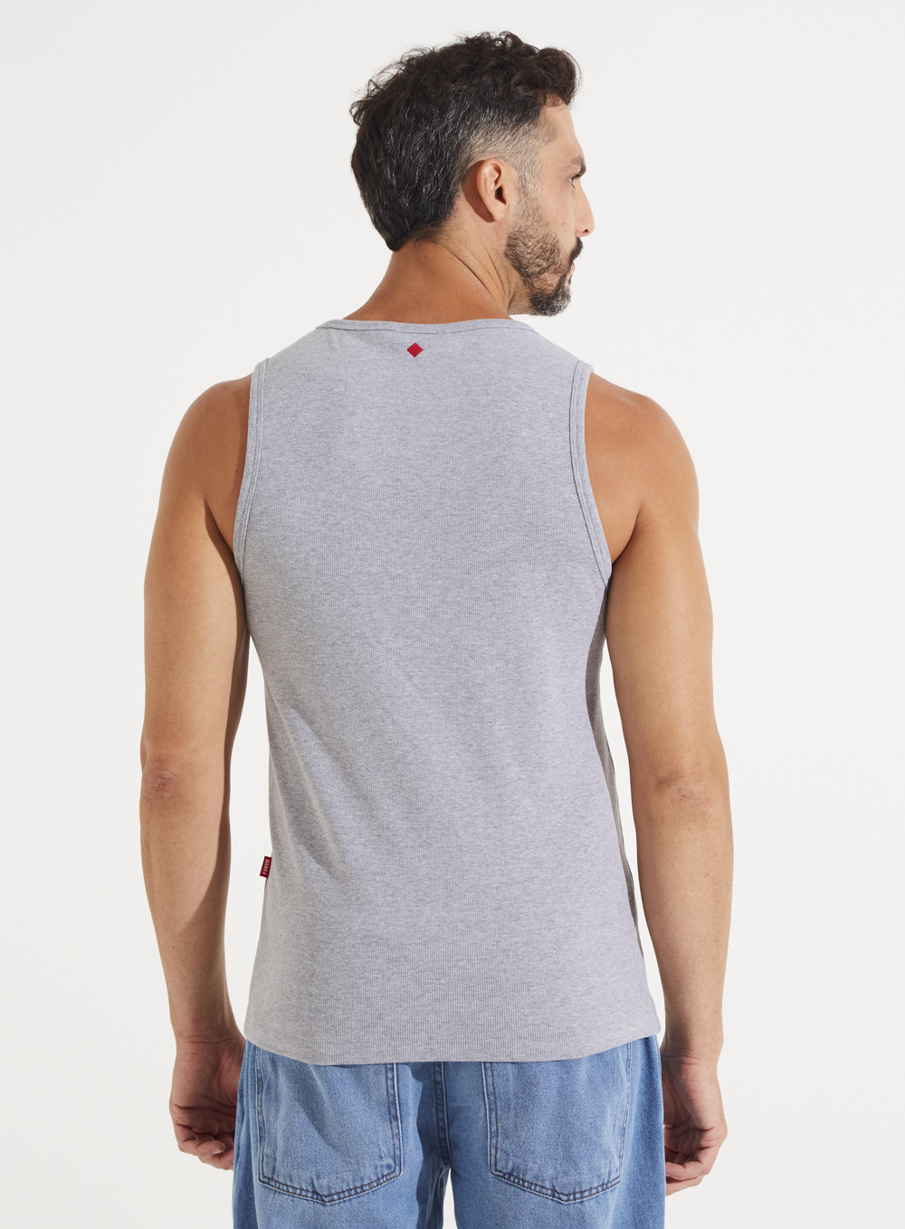REGATA CANELADA M CINZA PEWTER