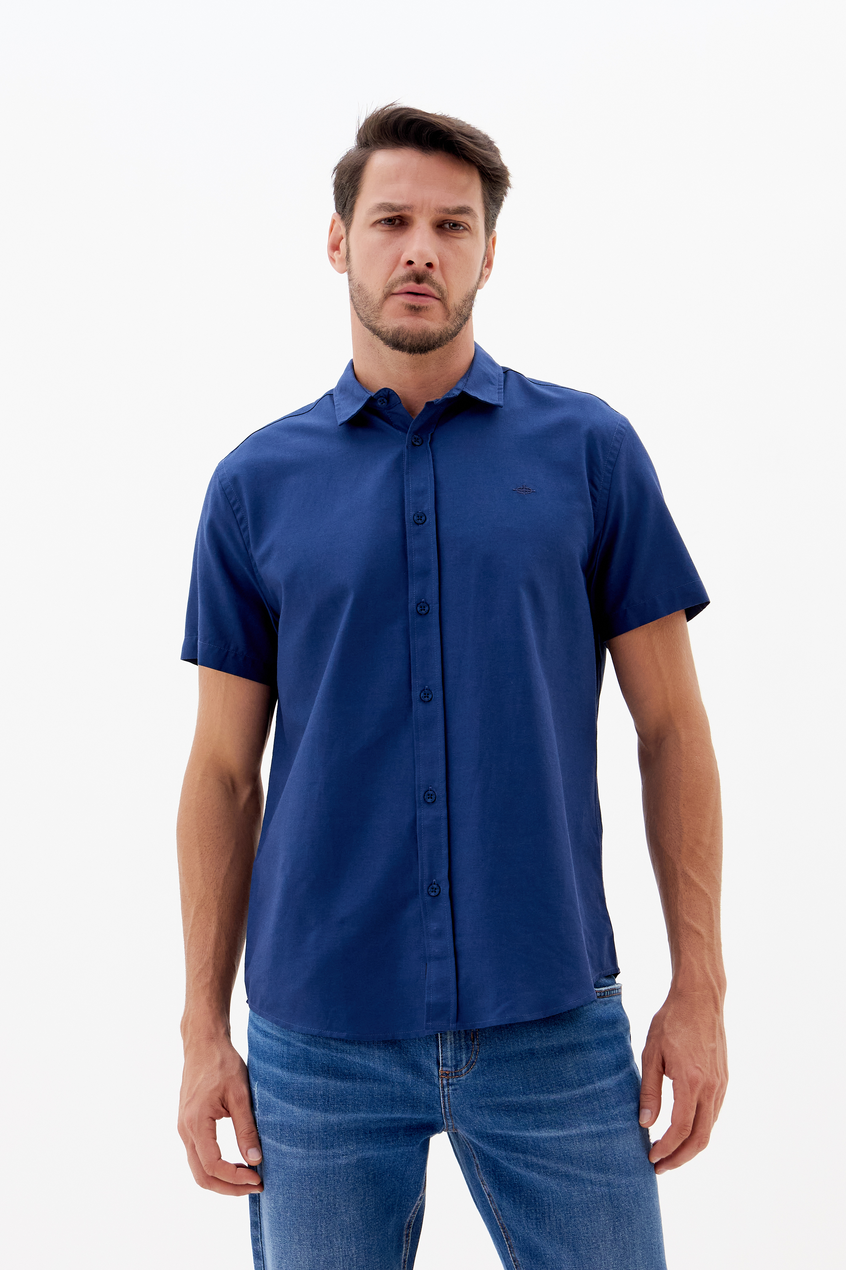 CAMISA RESORT M AZUL DARKNESS