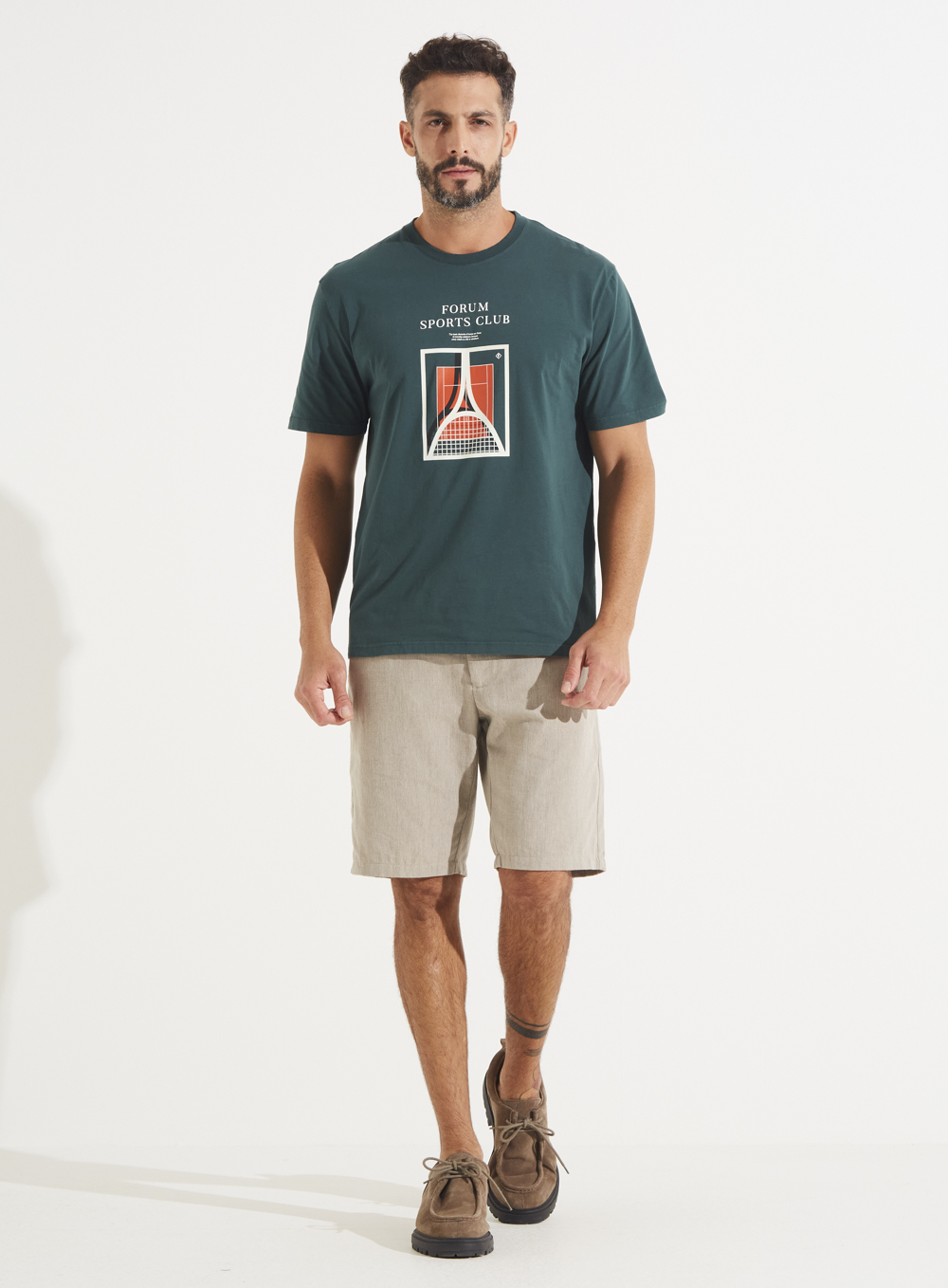 CAMISETA ESTAMPADA M VERDE MALACHITE
