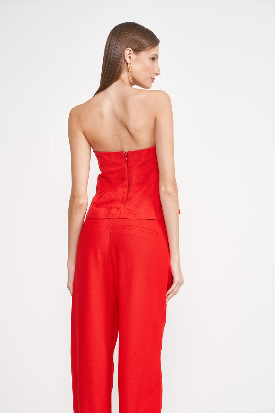 BLUSA LINHO 40 VERMELHO IFE