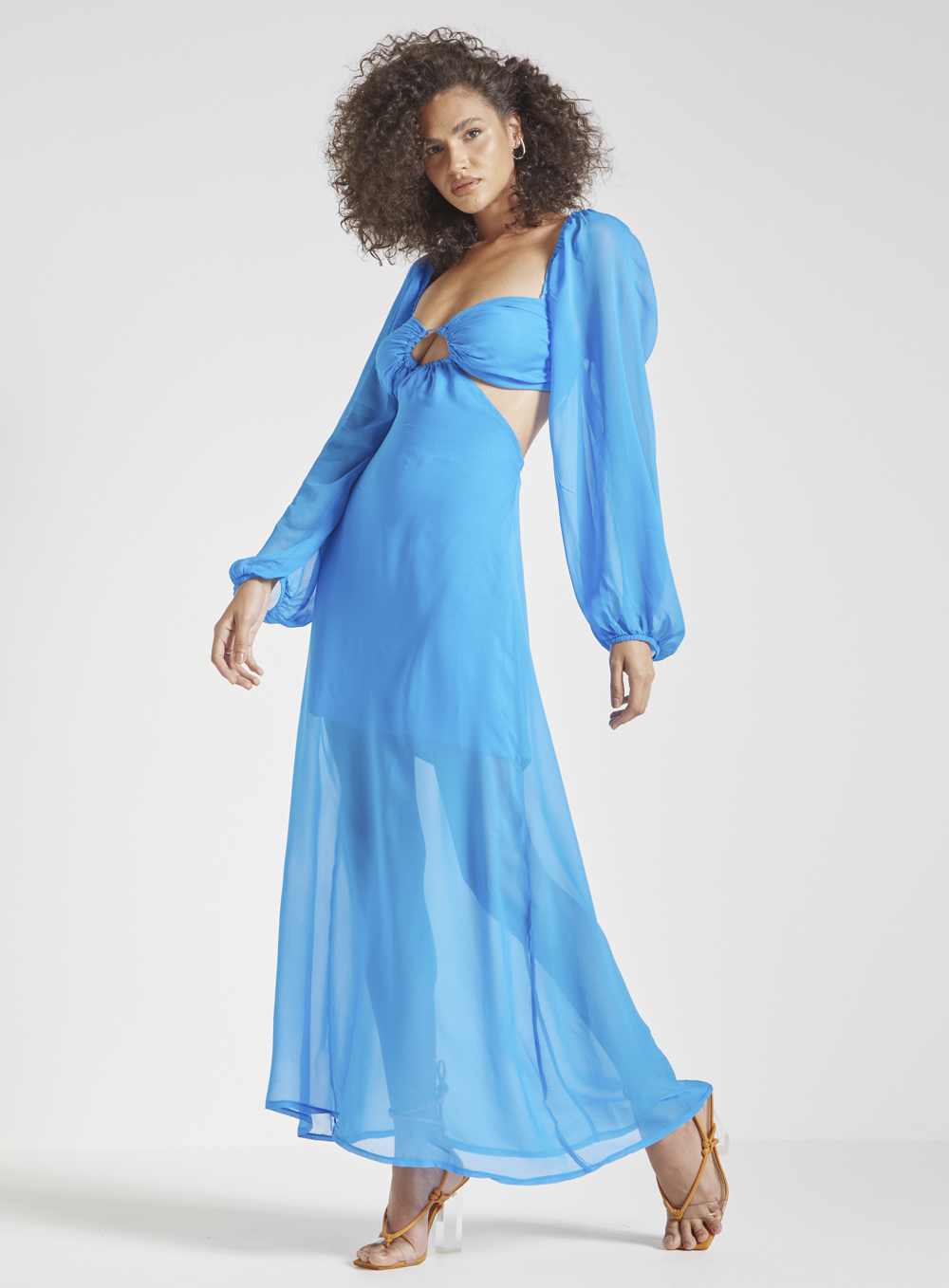 VESTIDO FORUM M AZUL SNORKEL