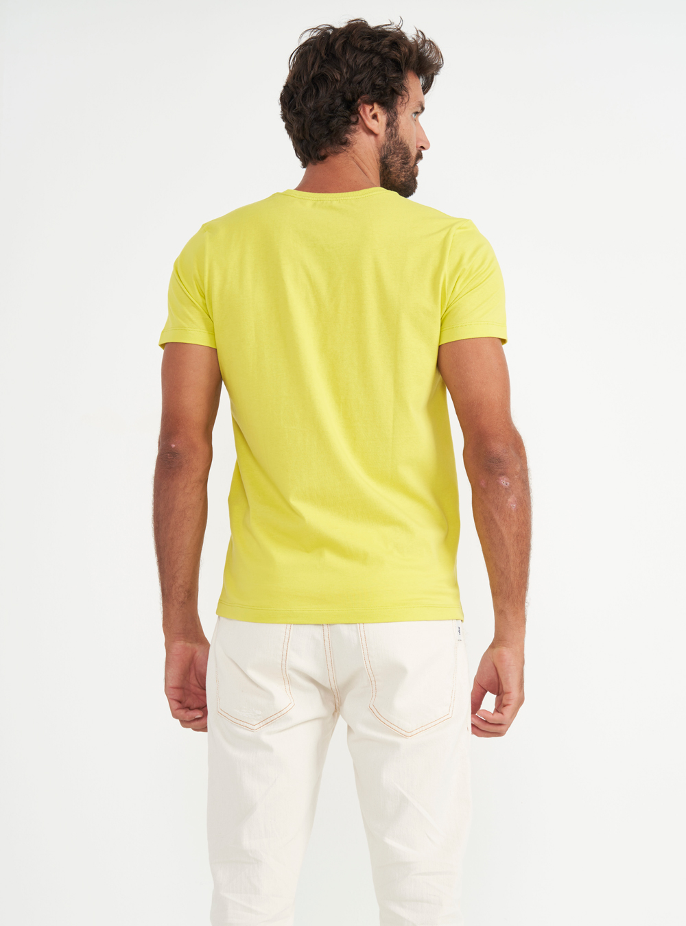 CAMISETA COLCCI M AMARELO FOCAIS