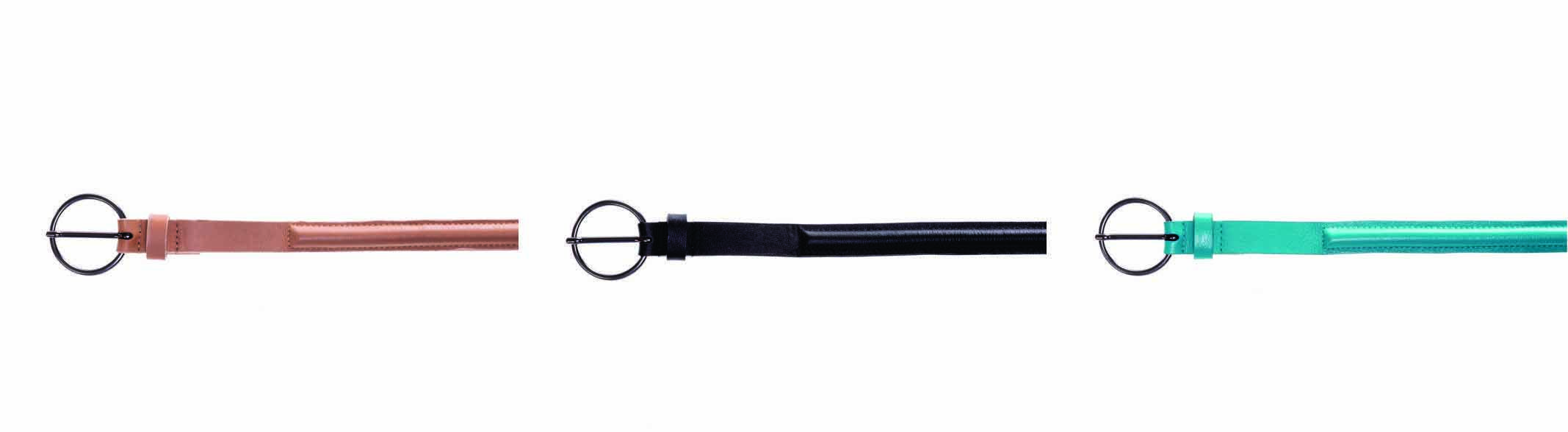 CINTO FEM COLCCI FIVELA REDONDA METAL 90 ROSA AYAN