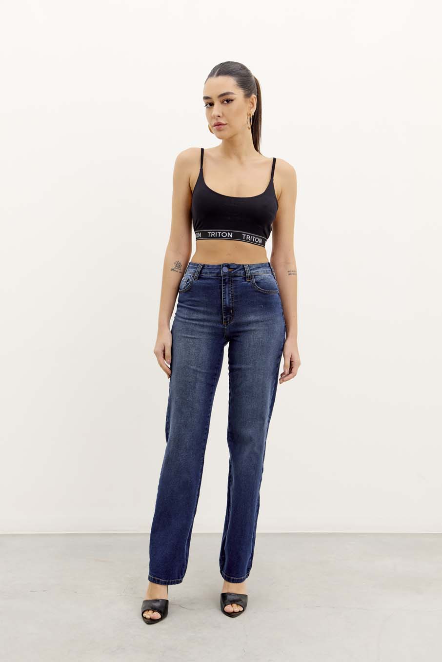 CALÇA JEANS LAURA 38 INDIGO