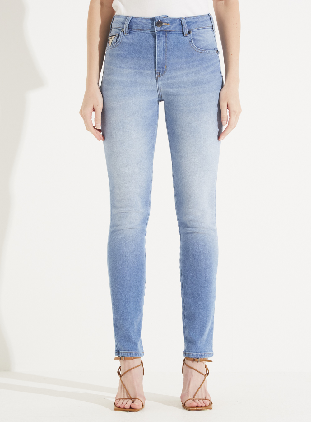 CALÇA JEANS MARISA 2 CIGARRETE 38 INDIGO